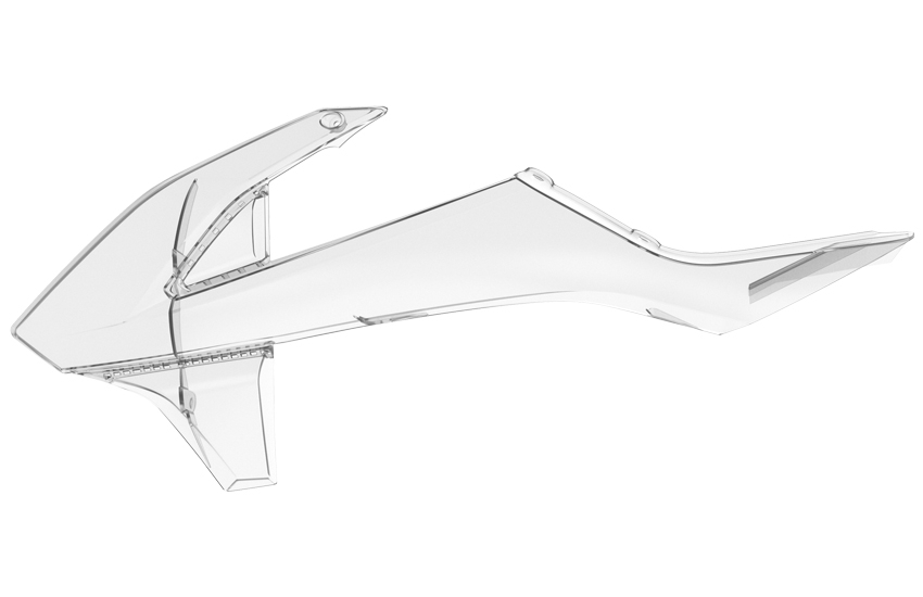 Polisport radiator cover clear 84178