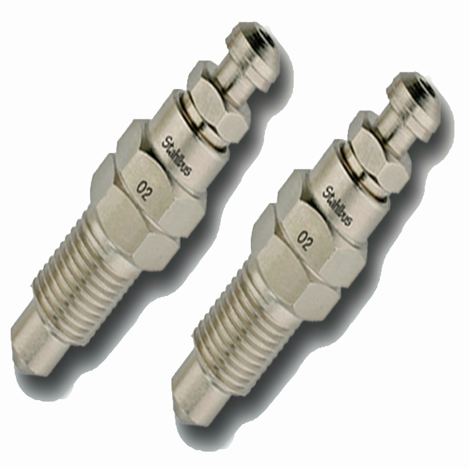 SB-110512 2x stahlbus Entlüfterschraube Entlüftungsventil 3/8 Zoll-24UNFx22 mm