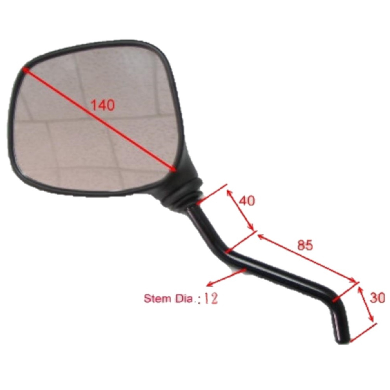 Spiegelpaar für Aprilia Pegaso 650 1997-2000 ie 2001-2004 Garda 1998-2000 ie Garda 2001-2004 e-geprüft