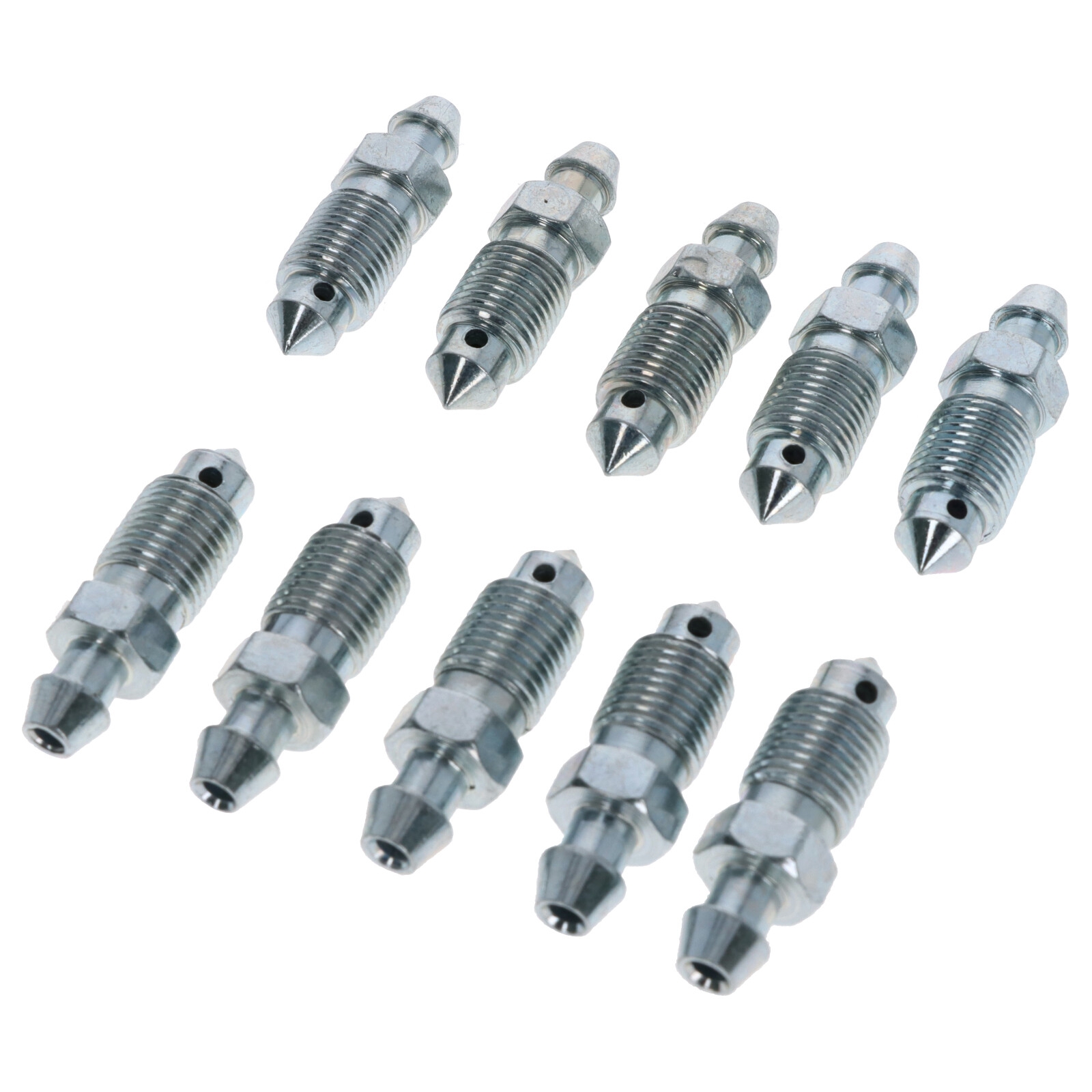 10x Quick Brake 0017-10 Bremsen Entlüfterschraube Entlüftungsventile M10x1x34 mm SW10
