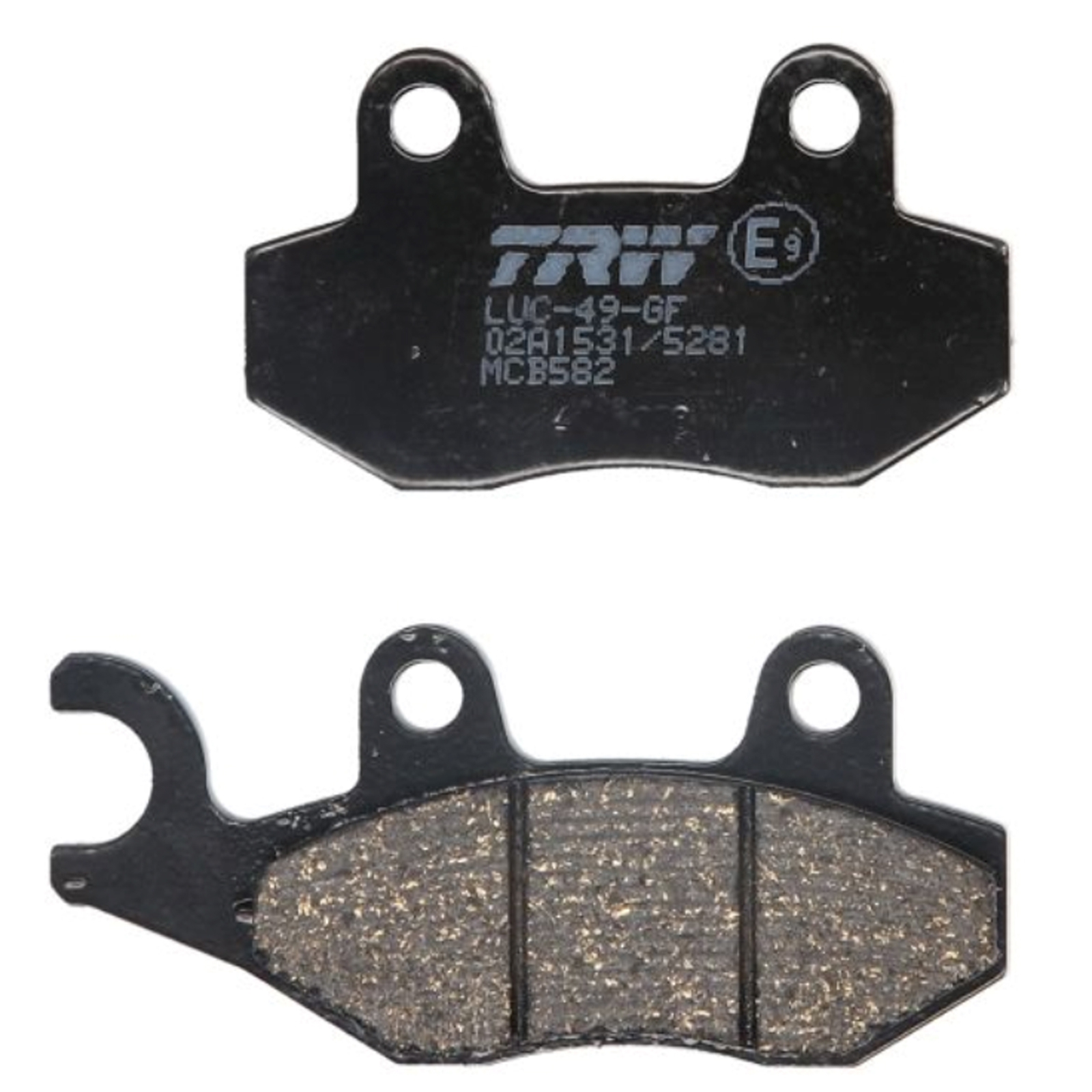 TRW MCB582 Bremsbeläge vorne links für Kawasaki KLF KVF Suzuki AN400 RM DR LT-F Yamaha YFM YFZ