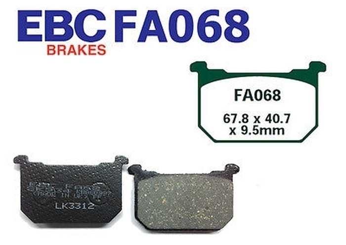 EBC Bremsbeläge FA068 für Kawasaki Z ZR GT GPZ