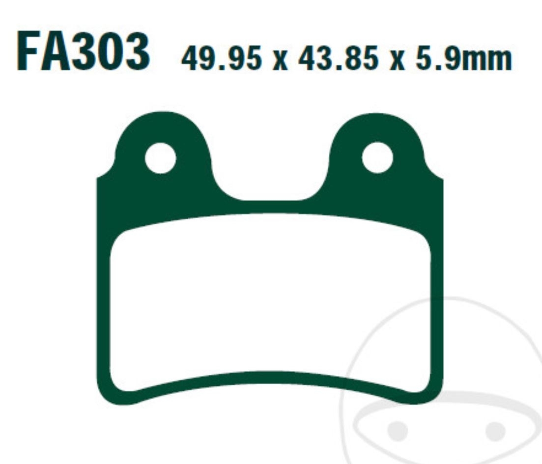 EBC Bremsbeläge FA303TT für Gas Gas EC RXT