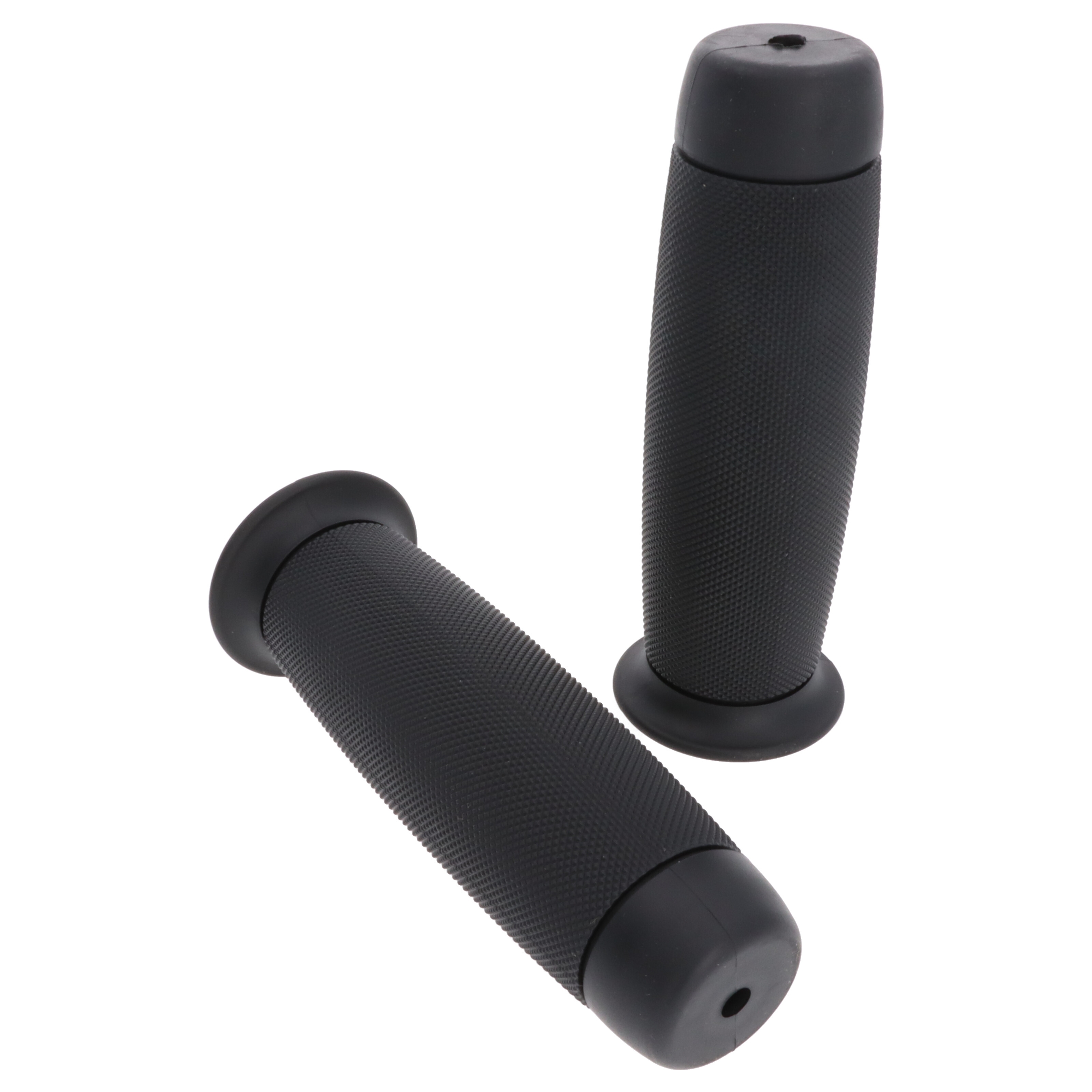 Griffgummi-Paar 22/25mm schwarz 7/8 Zoll Lenker 124mm Motorrad Roller Griffe