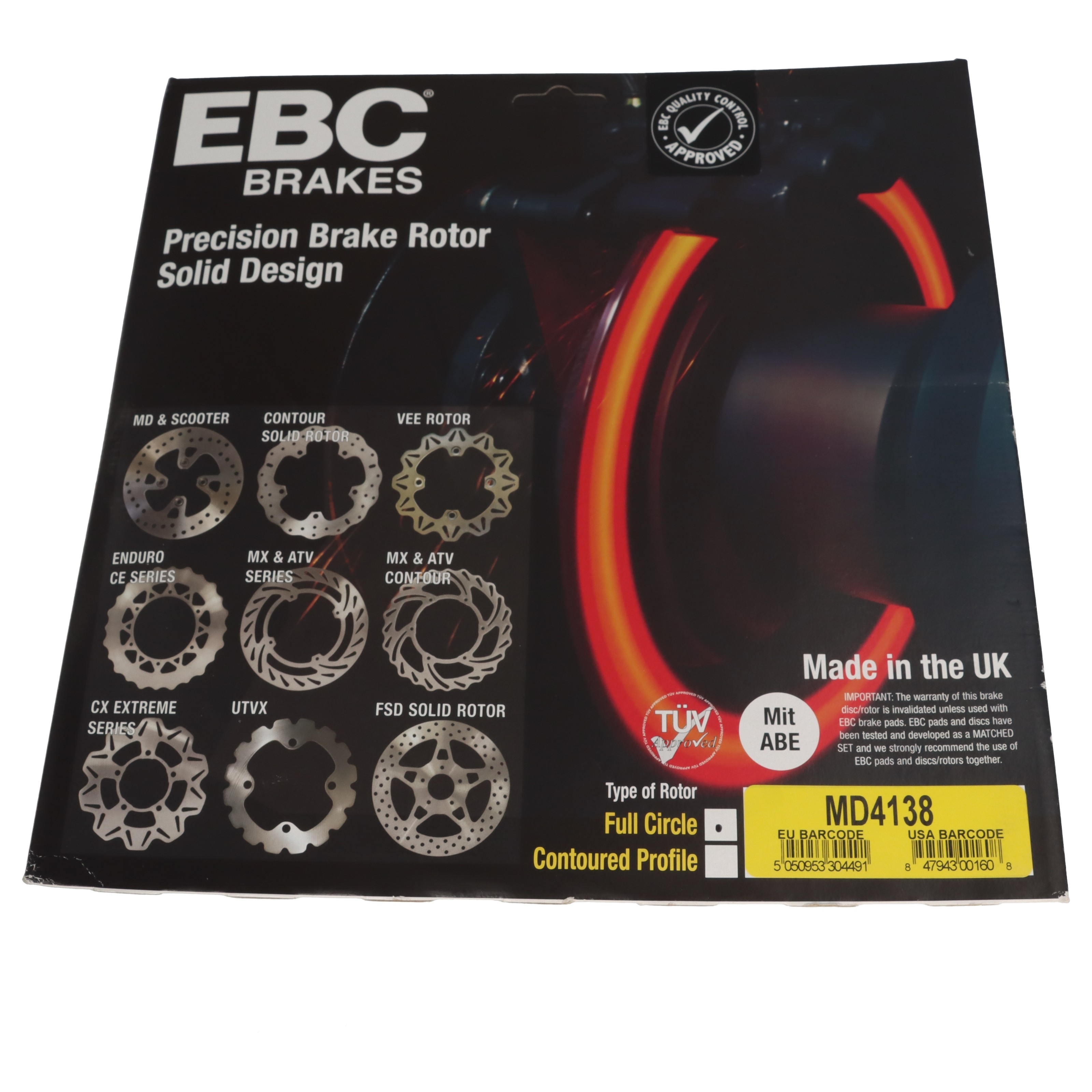 EBC Standard Bremsscheibe MD4138 Kawasaki ZX-6R ZX-6RR 600 636 ZX-9R 900 Z ZX-10R