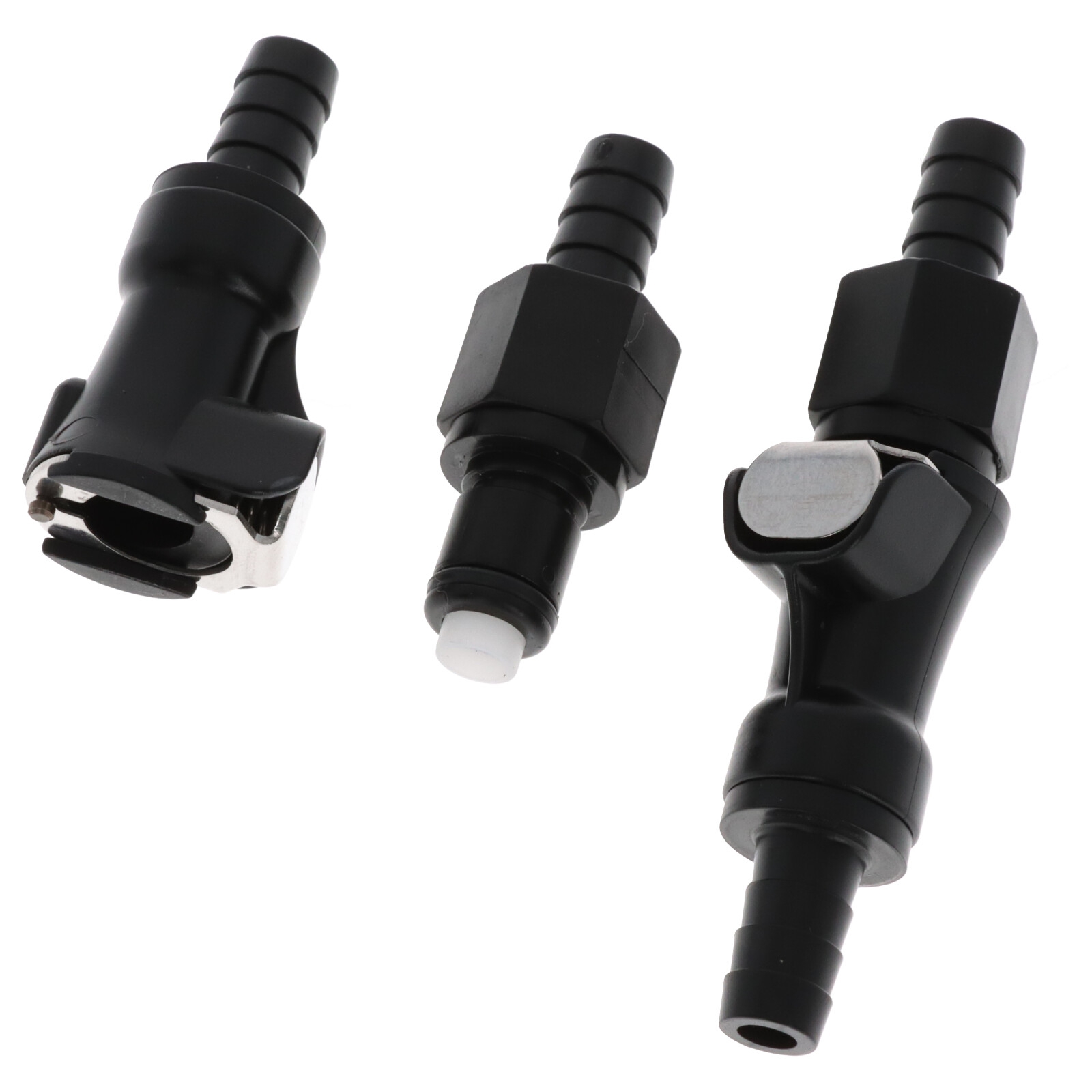 2x Benzinleitung Schnellspanner Kraftstoffleitung Kupplung 8mm Stecker Benzinschlauch Abschaltung