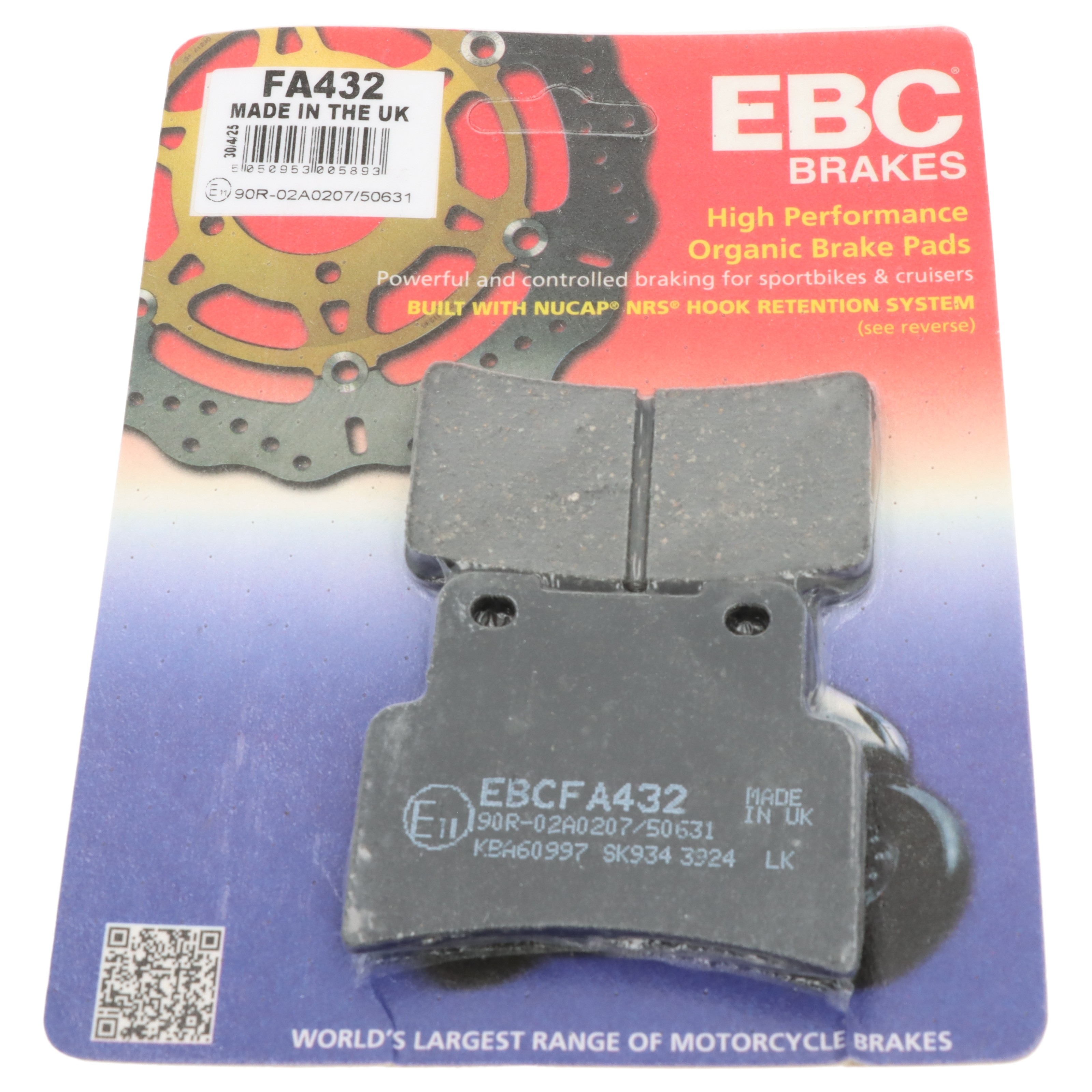 EBC Bremsbeläge FA432 Aprilia RS Shiver Dorsoduro Mana Yamaha YZF-R MT