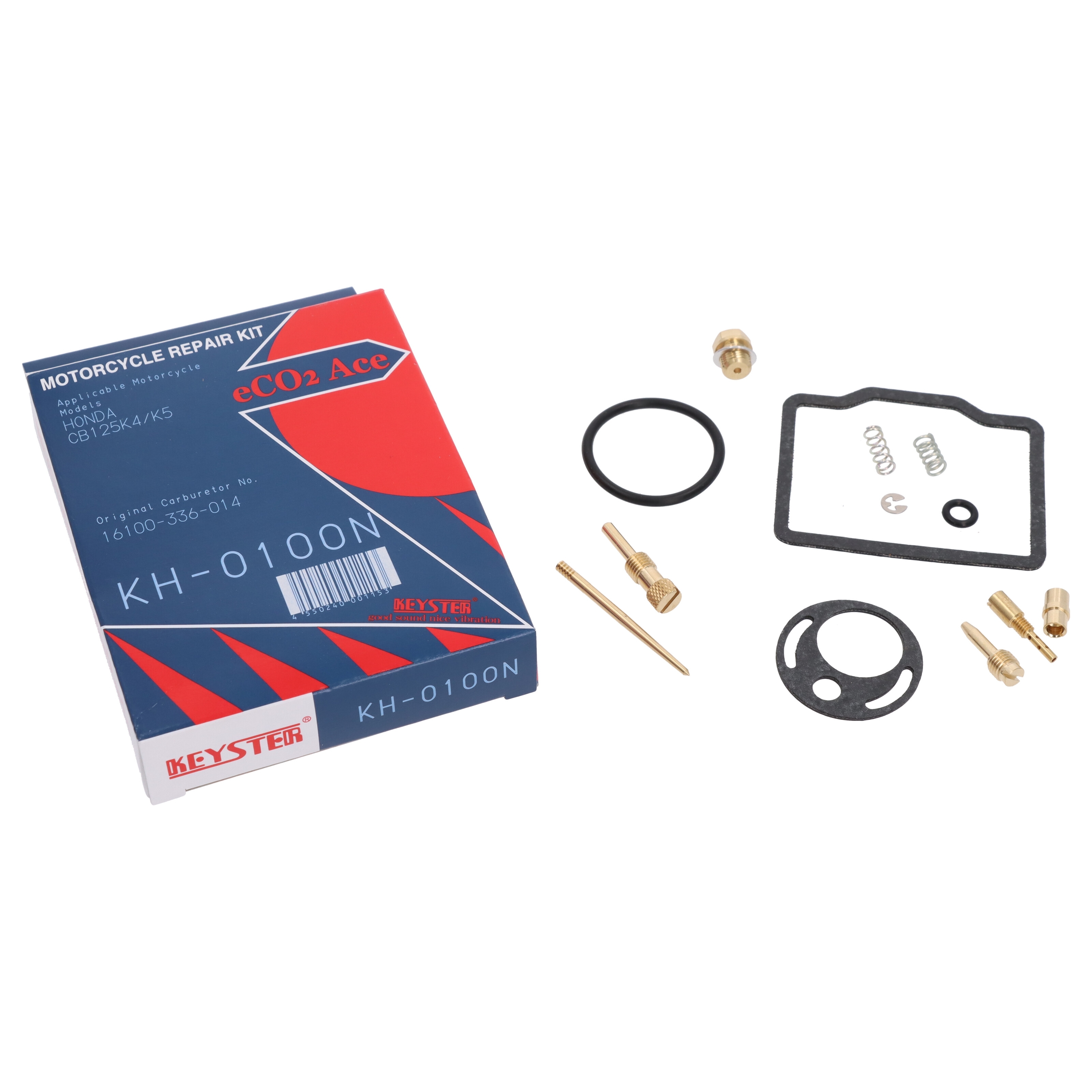 Keyster KH-0100N Vergaser Reparatursatz für Honda CB125 K 1972 - 1975 CB125