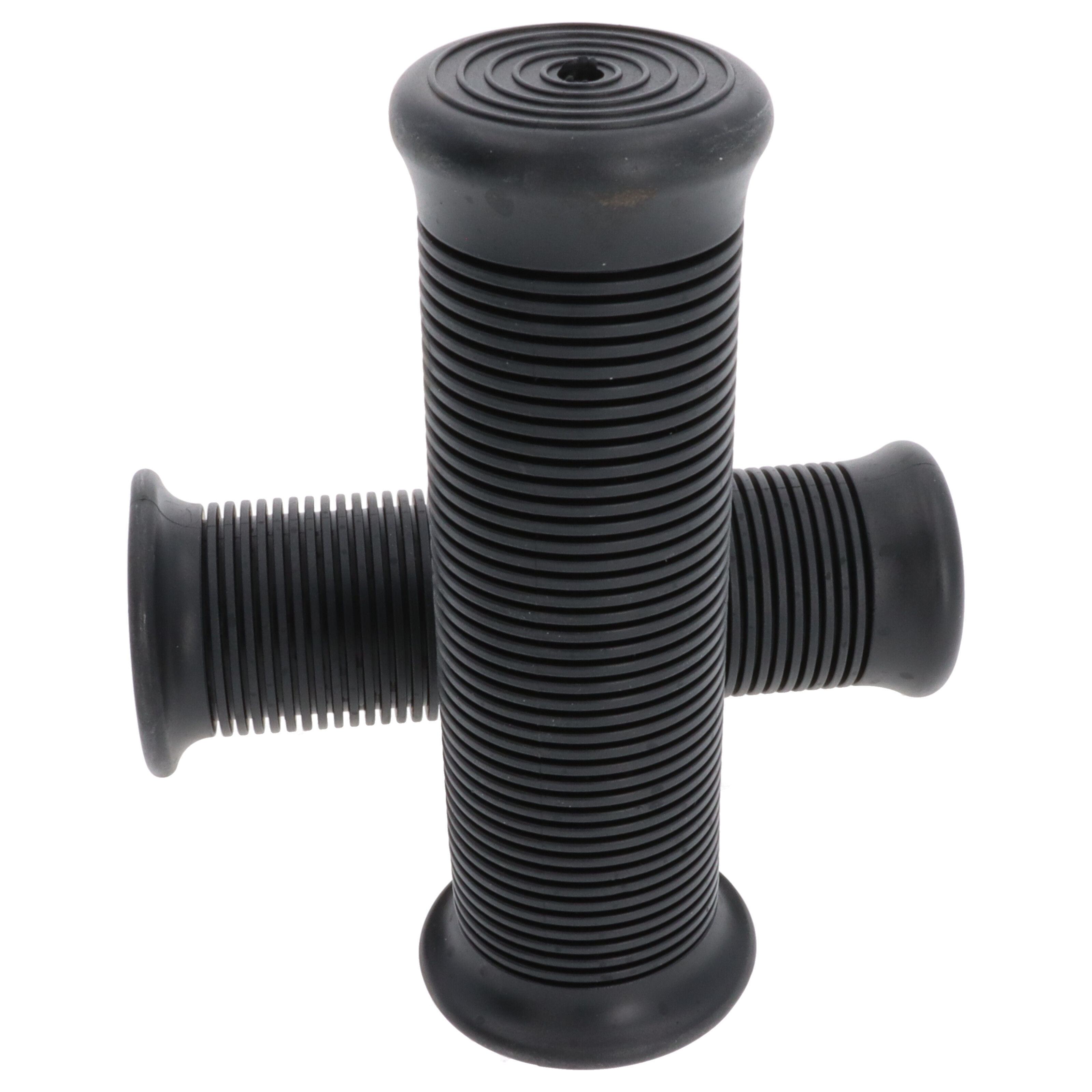Griffgummi-Paar 22/25mm schwarz 7/8 Zoll Lenker 124mm Motorrad Roller Griffe