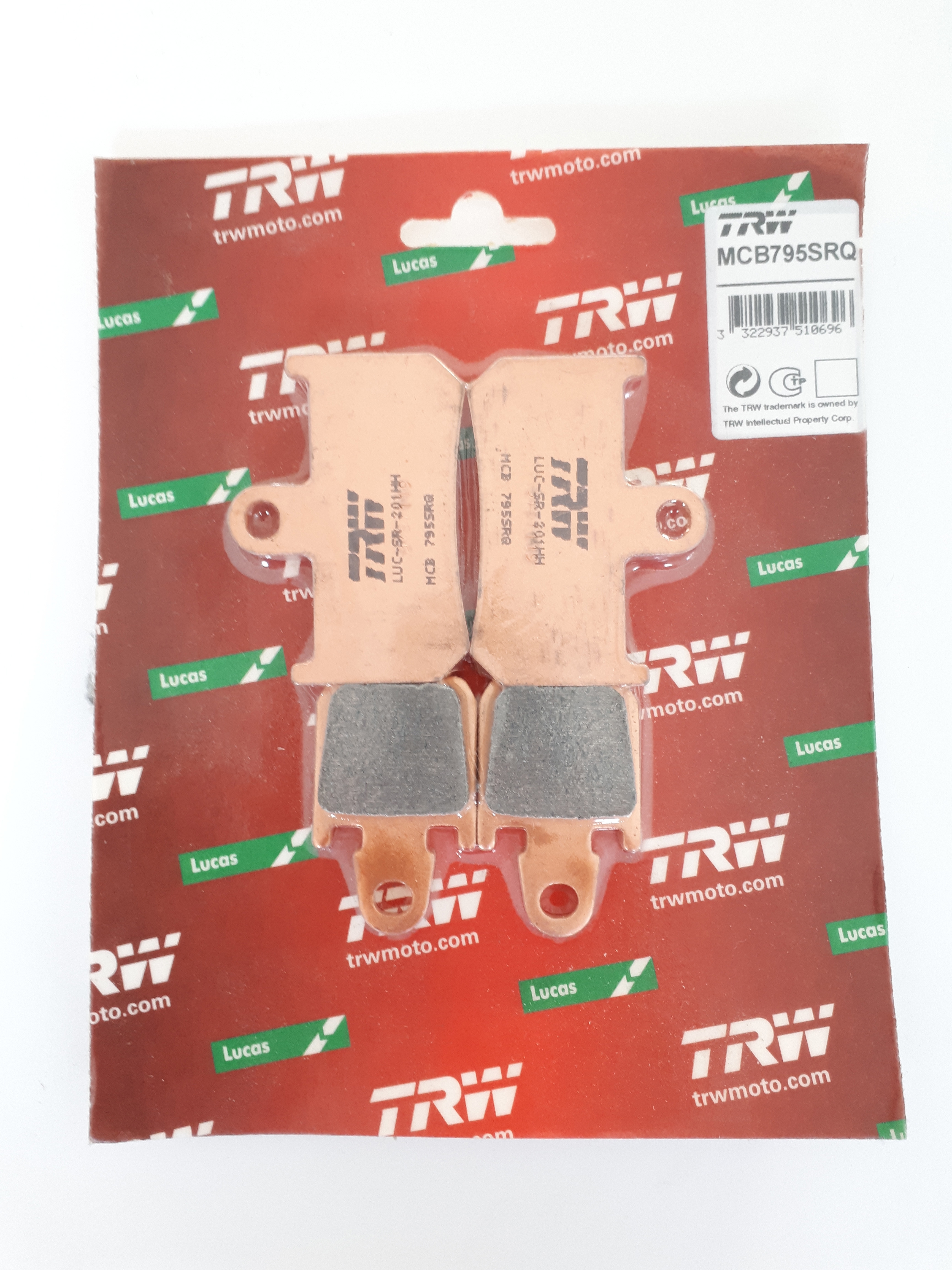 TRW MCB795SRQ Sinter Bremsbeläge vorne für Yamaha YZF-R1 1000 MT-01 VMX-17 1700