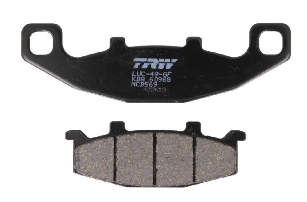 TRW MCB569 Bremsbeläge für Kawasaki ER500A GPX GPZ GTR KL KLE ZL ZR ZZR