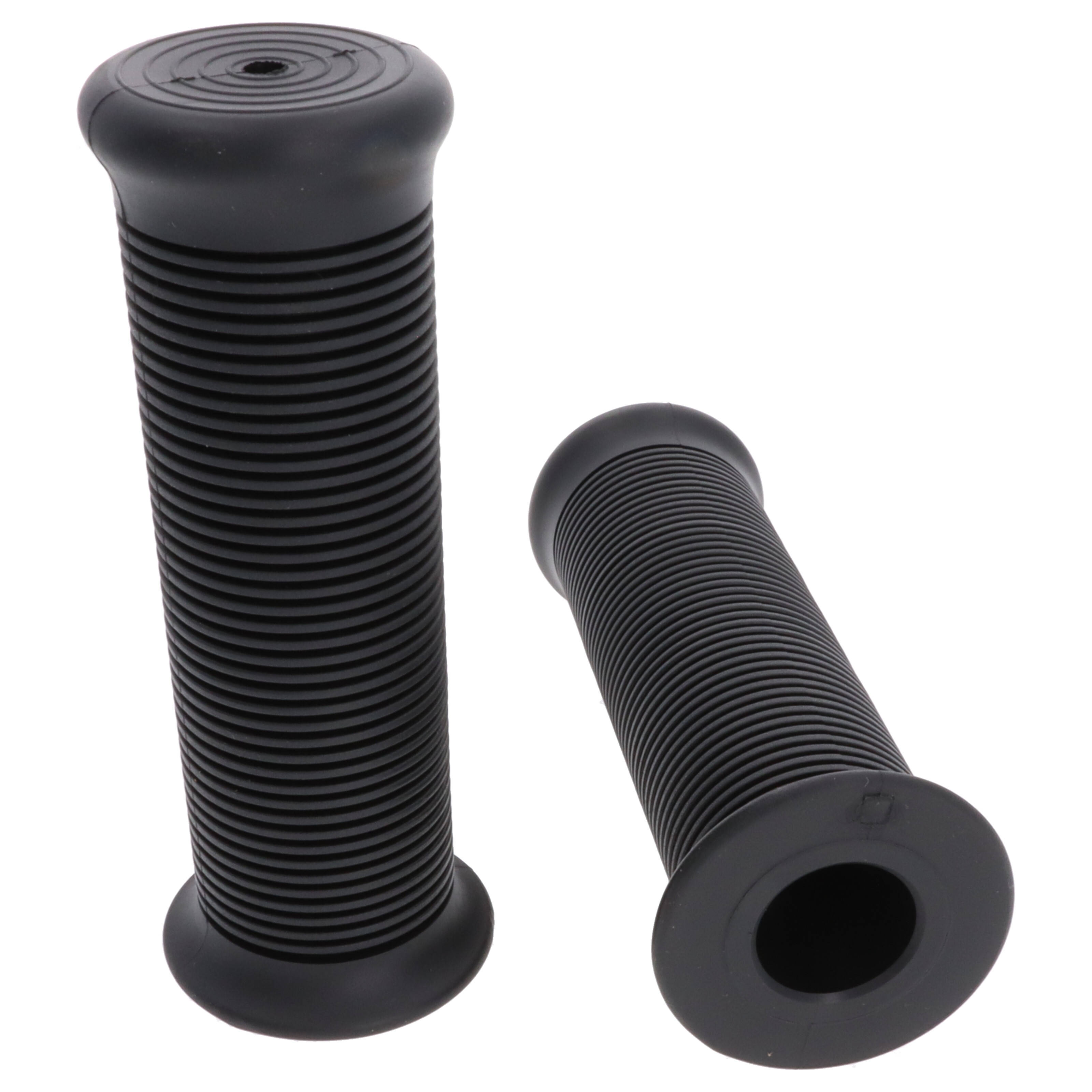 Griffgummi-Paar 22/25mm schwarz 7/8 Zoll Lenker 124 mm Motorrad Roller Griffe