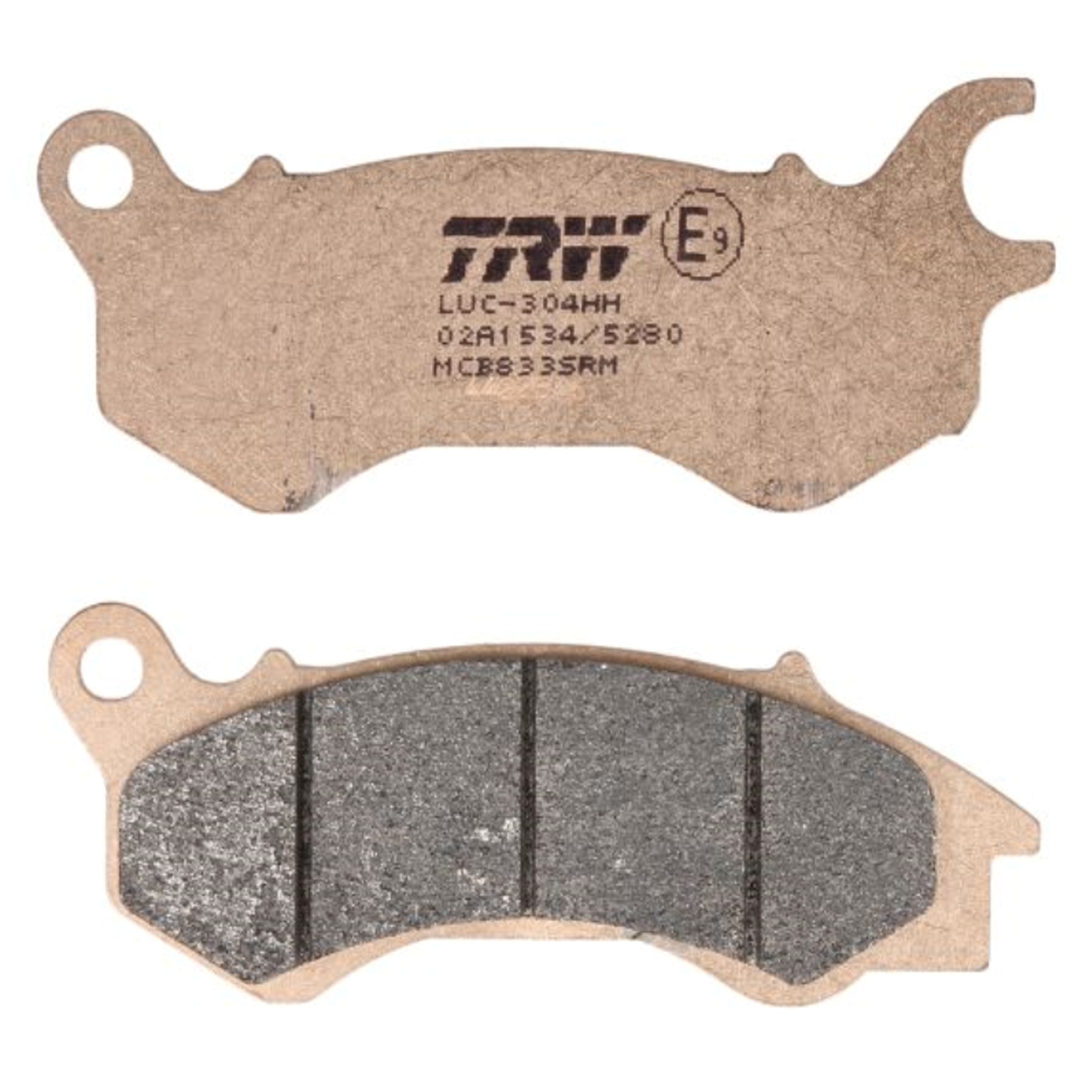 TRW MCB833SRM Sintermetall Bremsbeläge vorne für Honda PCX NHX NSC Peugeot Satelis Django Speedfight
