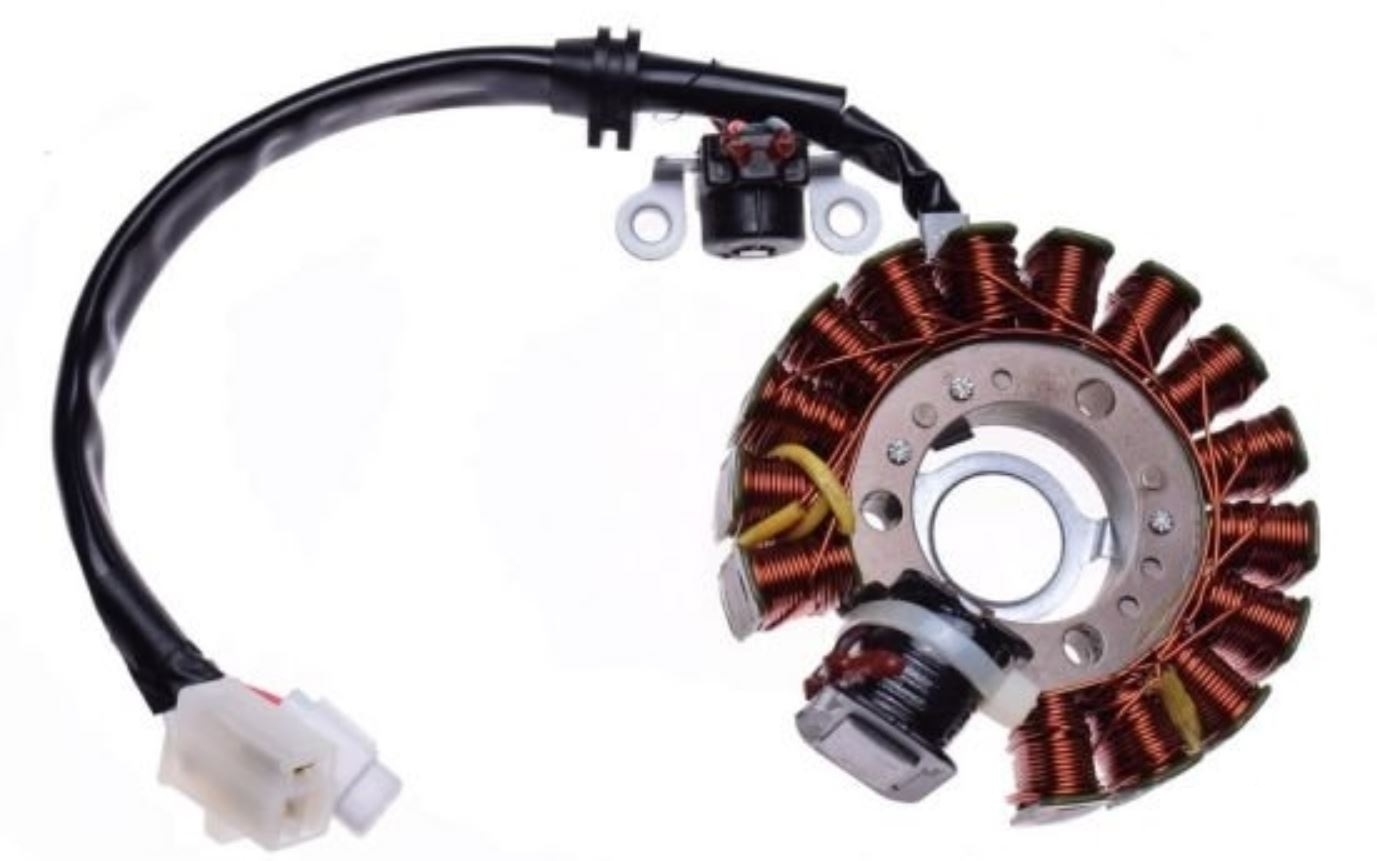 Lichtmaschinen Stator für 125ccm Yamaha Majesty 98-09 Teos Maxster MBK Skyliner