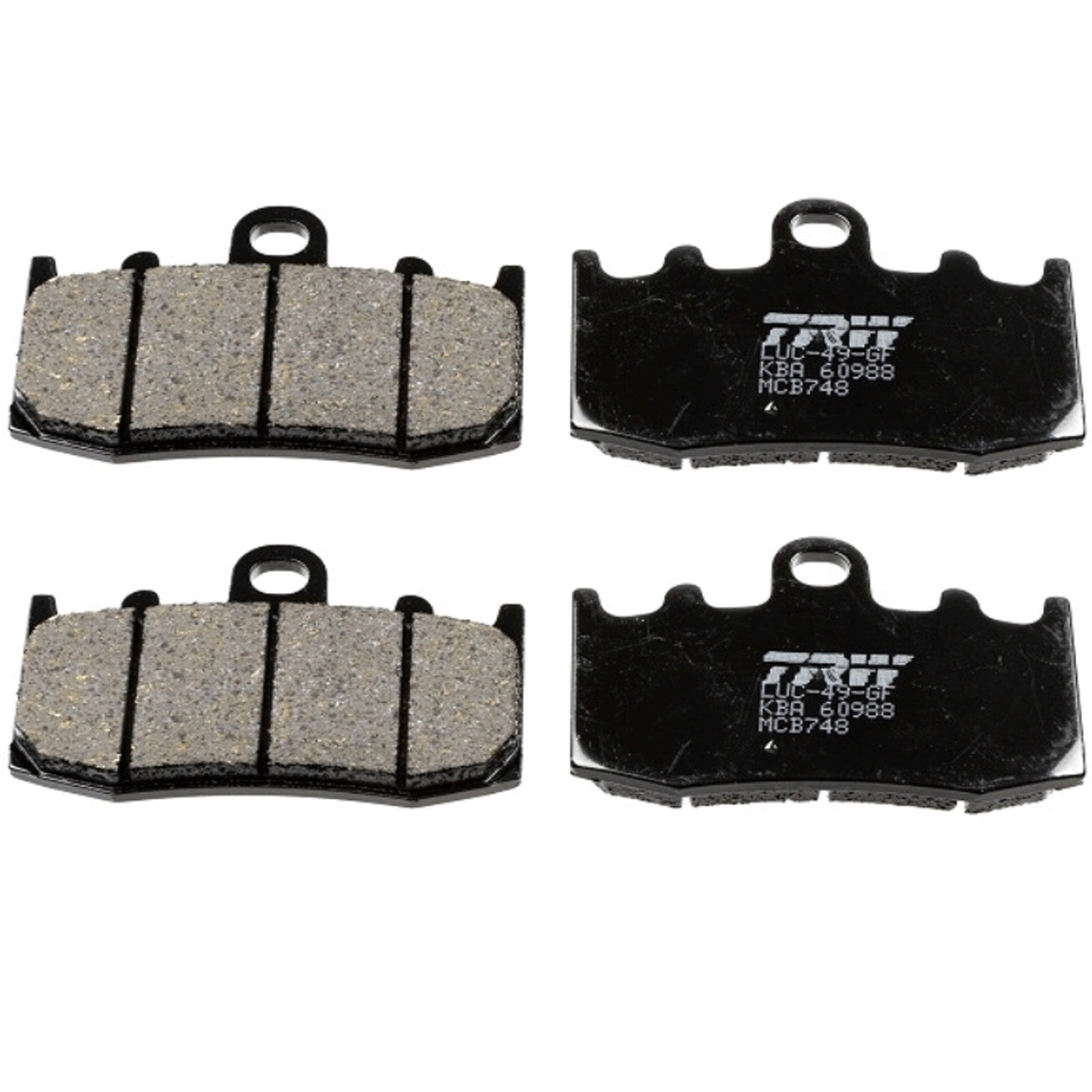 TRW Bremsbelagsatz für BMW K1200 R1100 R1150 R1200 K1300 R850 RT GS RS RT vorne+hinten