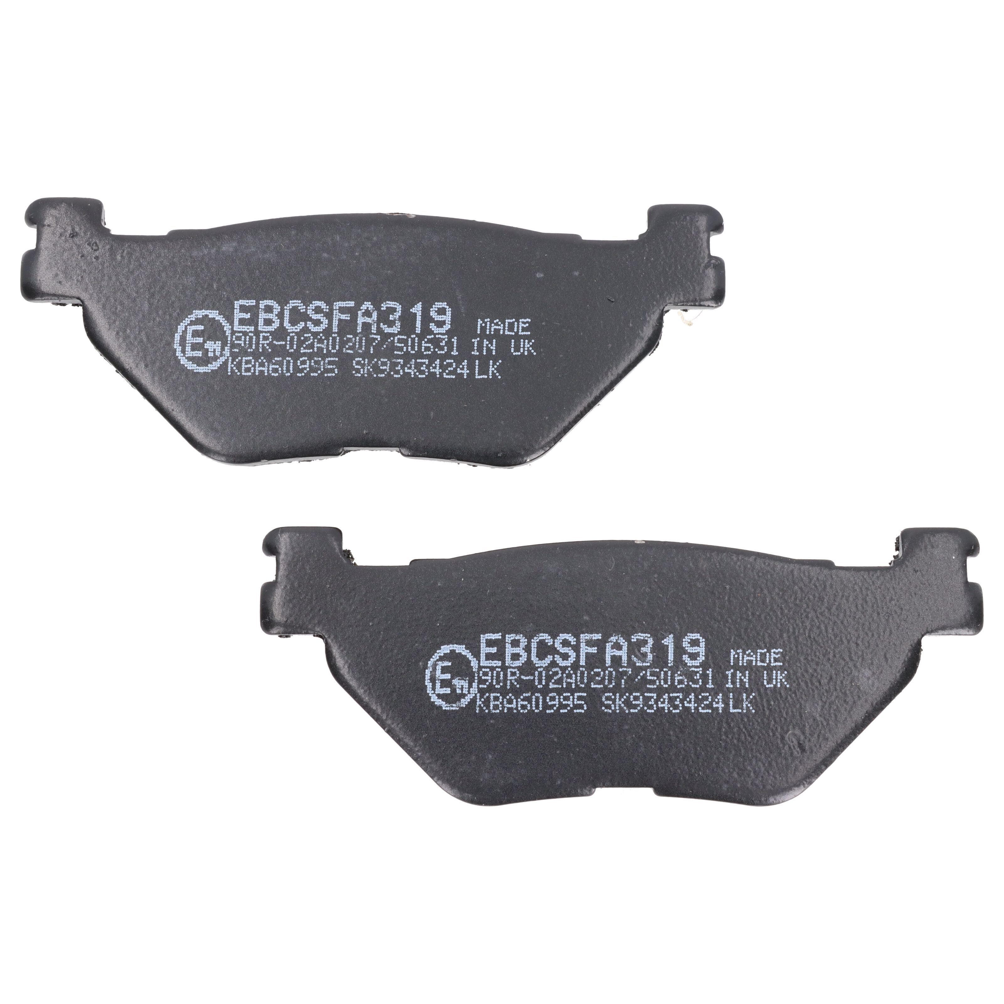 EBC SFA319 Scooter Bremsbeläge hinten für Yamaha TMax XP500 A SP XP530 SX DX