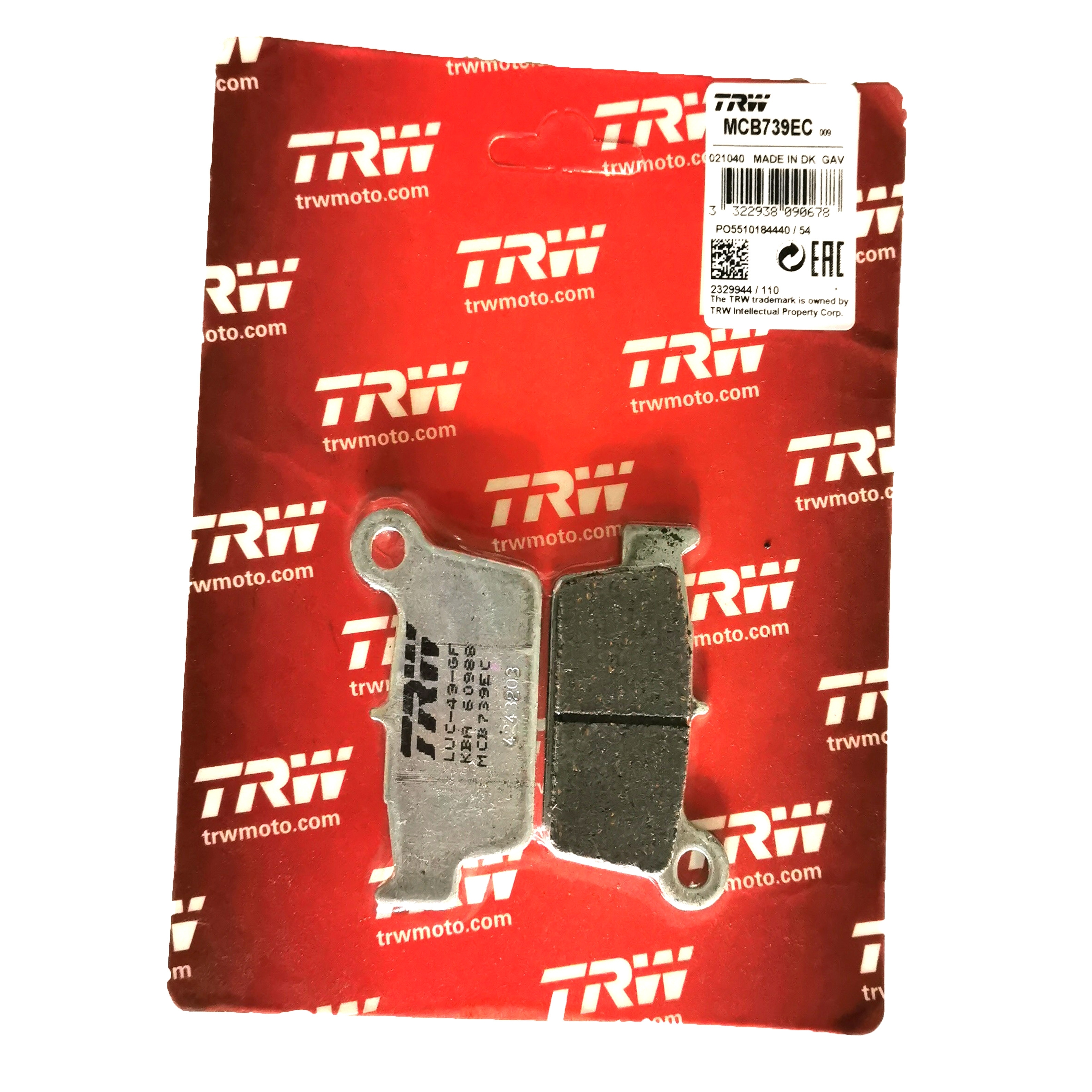 TRW MCB739EC Bremsbeläge hinten für Beta RR Aprilia Kawasaki KX Suzuki RM-Z Yamaha WR YZ