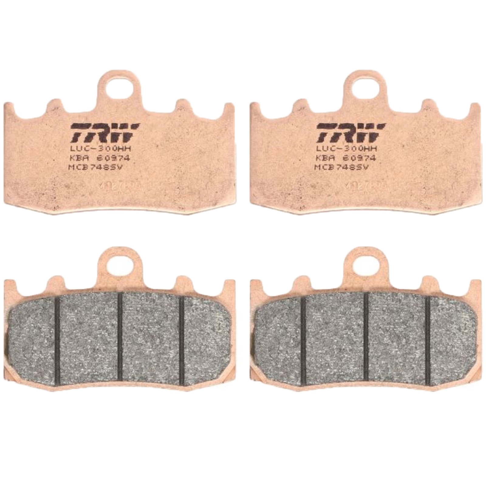 TRW MCB748SV Sintermetall Bremsbelagsatz vorne für BMW K1200 R1100 R1150 R1200 K1300 R850 RT GS RS RT