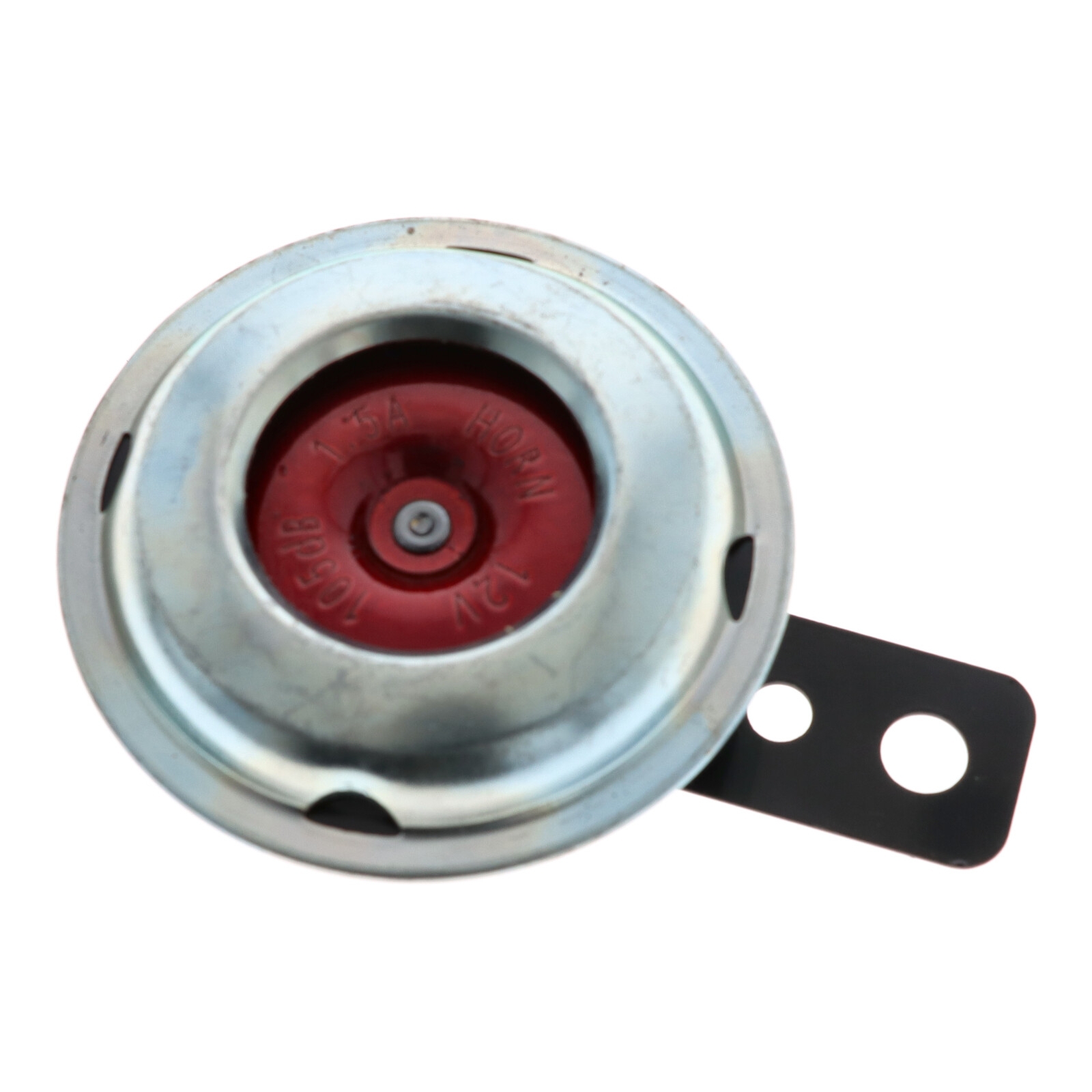 Hupe 12V für Motorrad Quad ATV Roller Moped Mofa bike signal 71 mm chrom/rot