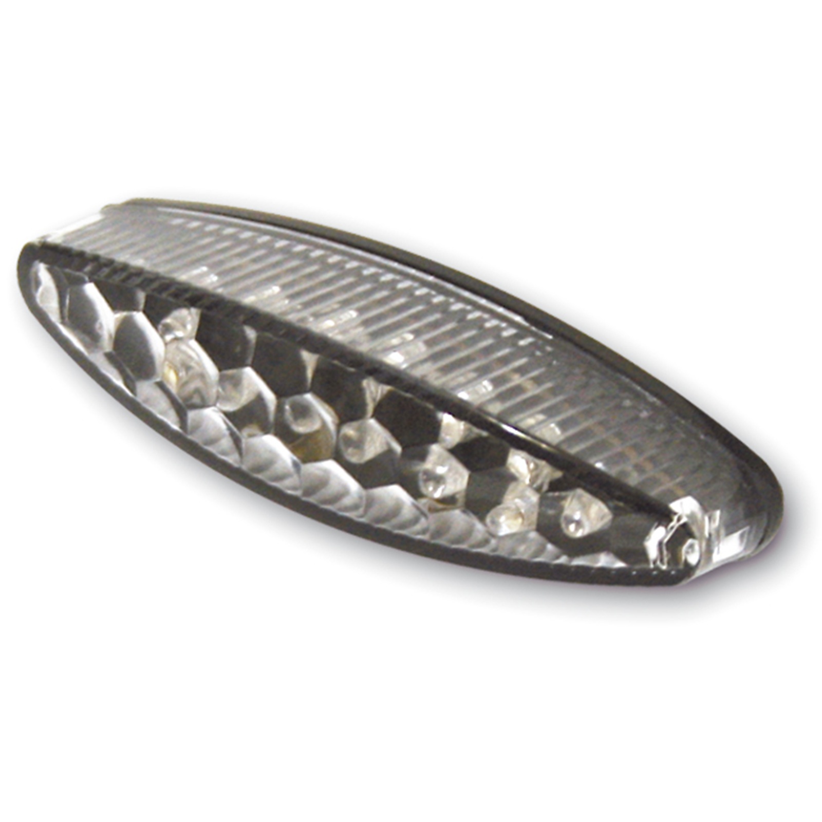HIGHSIDER LED-Mini-Rücklicht LITTLE NUMBER1, mit Nummernschildbeleuchtung, klares Glas