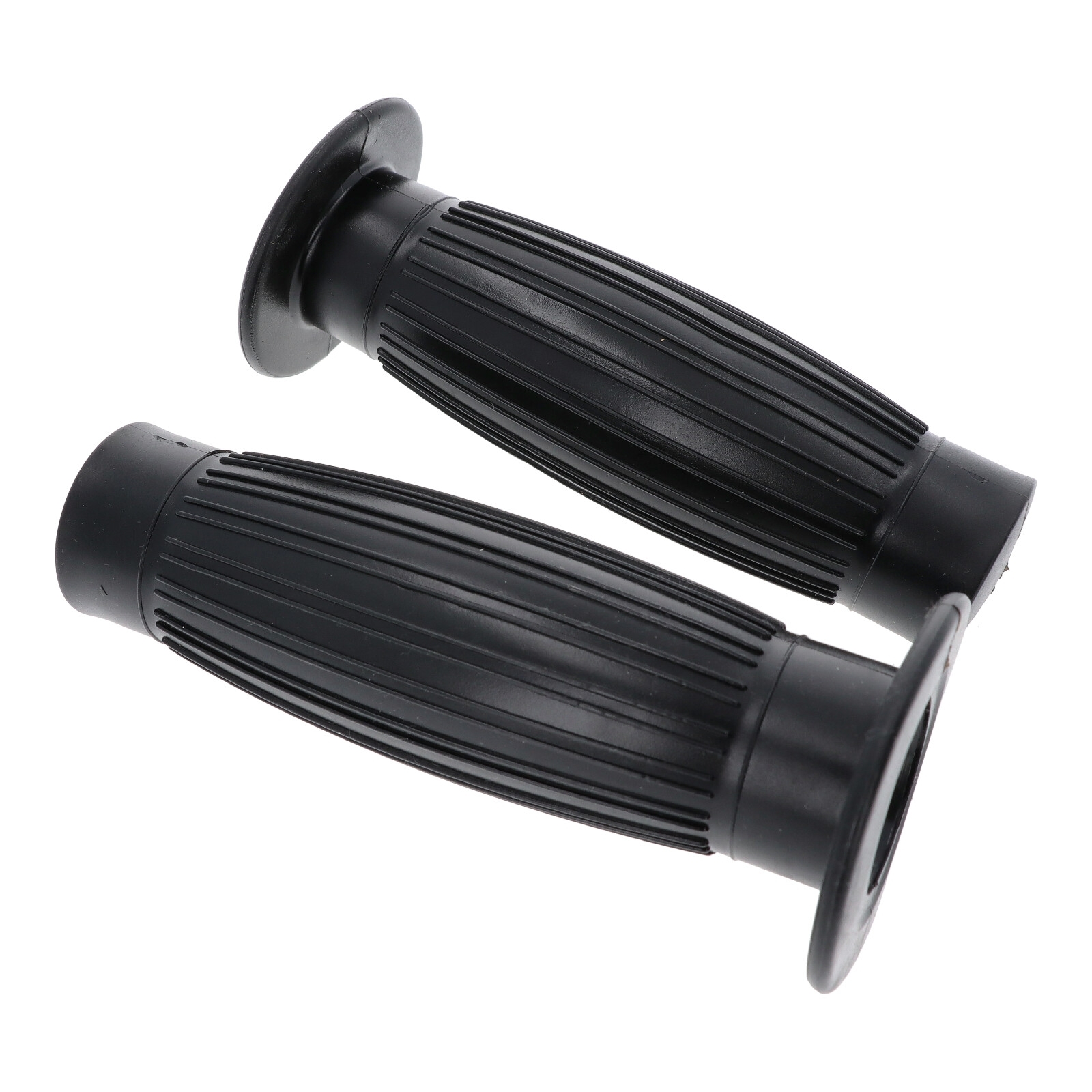 Retro Lenkergriffe Motorradgriffe Griffe Lenker 22mm Schwarz Bobber Cafe Racer 2