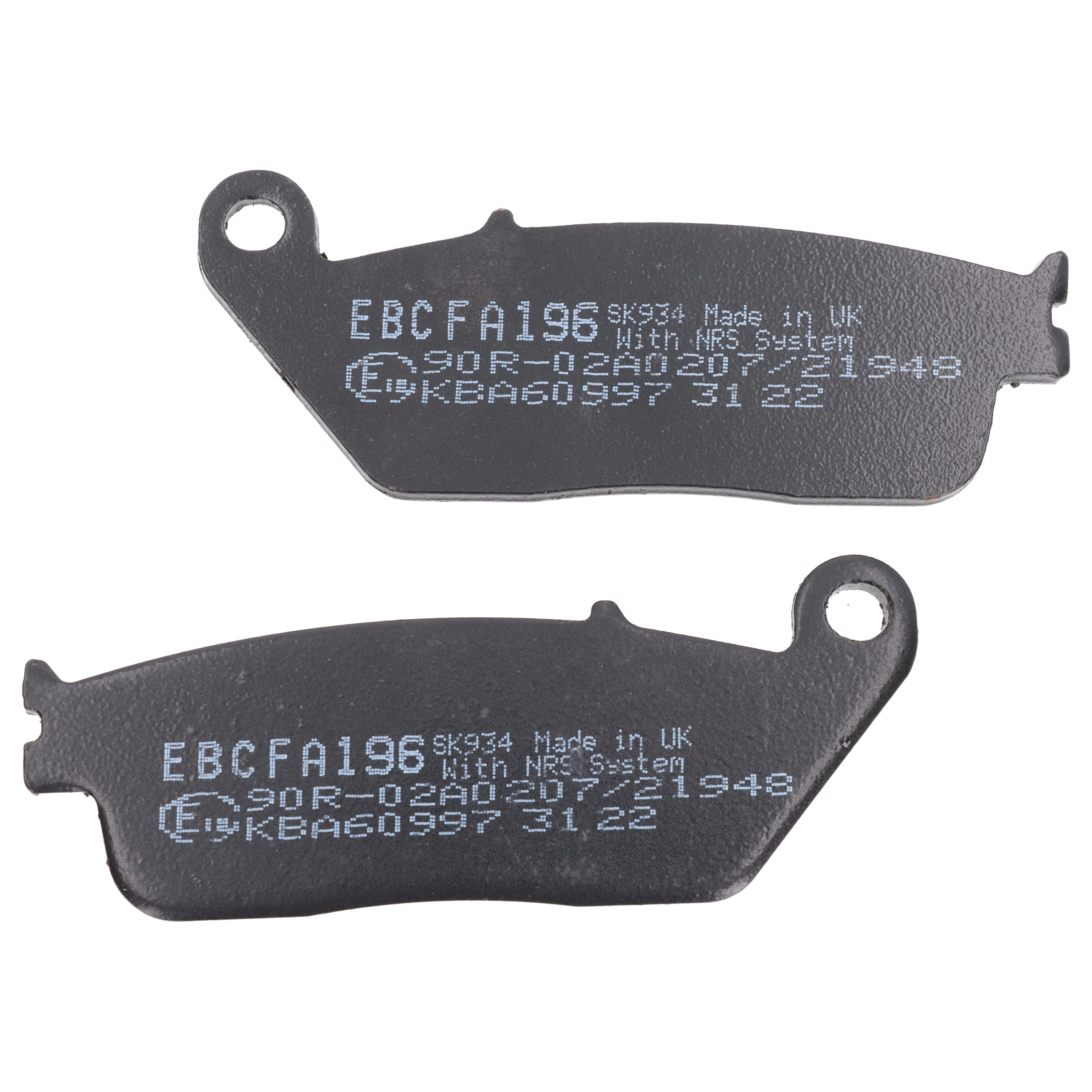 EBC Bremsbeläge FA196 Daelim VT VS VL VJ VJF 125 Honda 250 500 600 750 1000