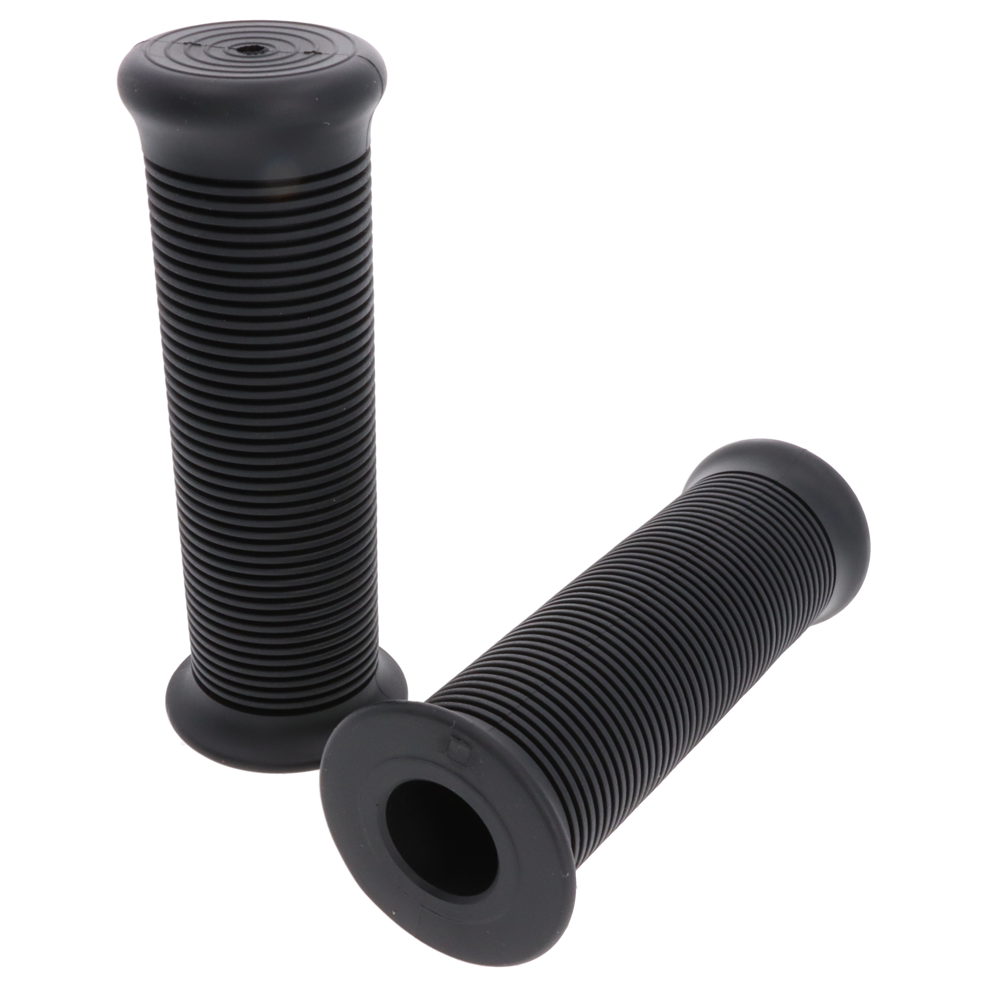 Griffgummi-Paar 22/25mm schwarz 7/8 Zoll Lenker 124 mm Motorrad Roller Griffe