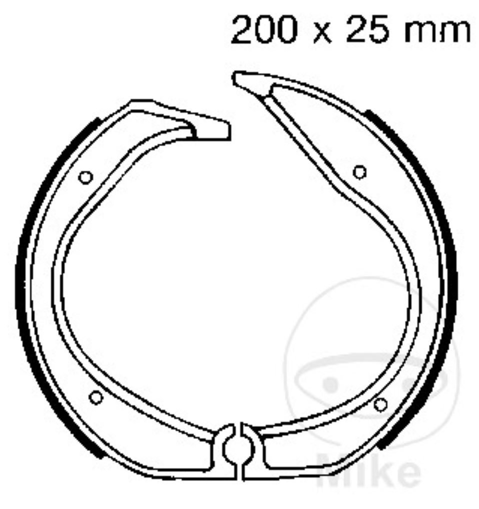 Bremsbacken für BMW R K 45 65 75 80 100 2. 3. Serie G/S RT CS S N C /2