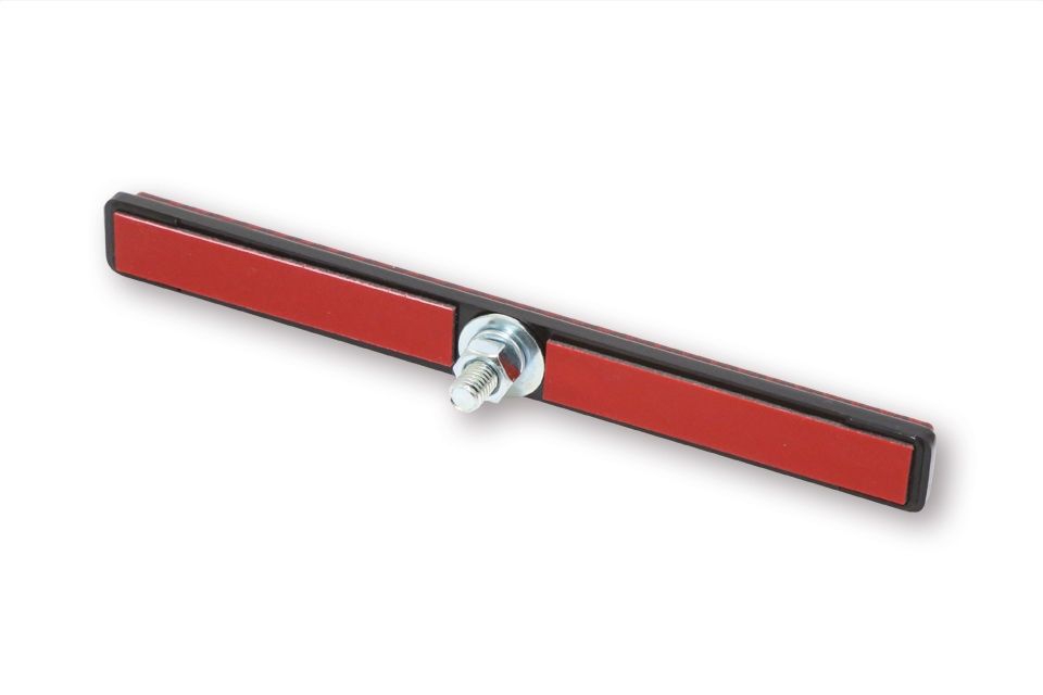 Rückstrahler Reflektor komplett mit T-Halter für Motorrad Roller Quad ATV Katzenauge