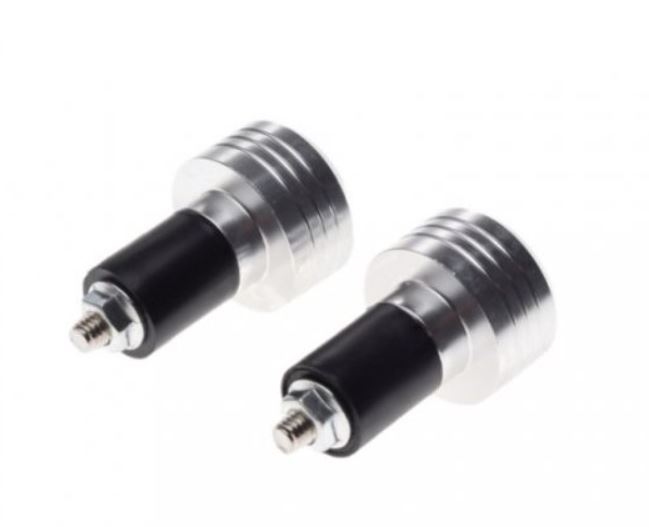 Motorrad Lenkerenden / Lenkergewichte 104g AD 30mm Alu genutet