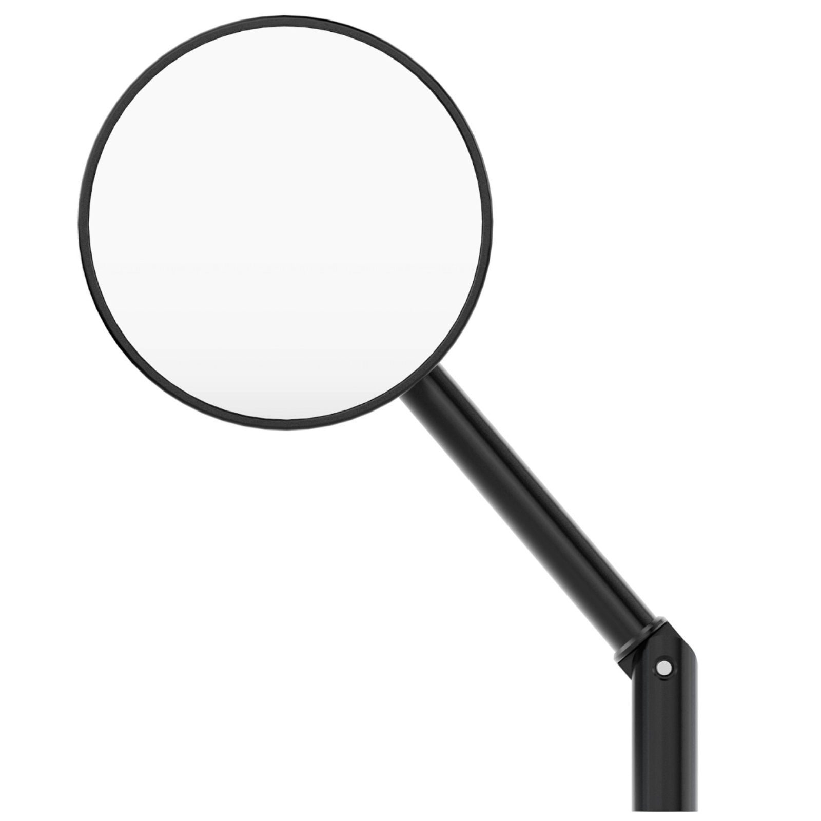 Spiegel passt für viele Fahrzeuge aus Aluminium in schwarz mit M10 Gewinde Beidseitig montierbar