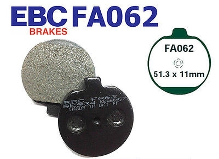 EBC Bremsbeläge FA062 für Kawasaki Z 1000 ST KZT00E Z 1300 A KZT30A KZAA1BA