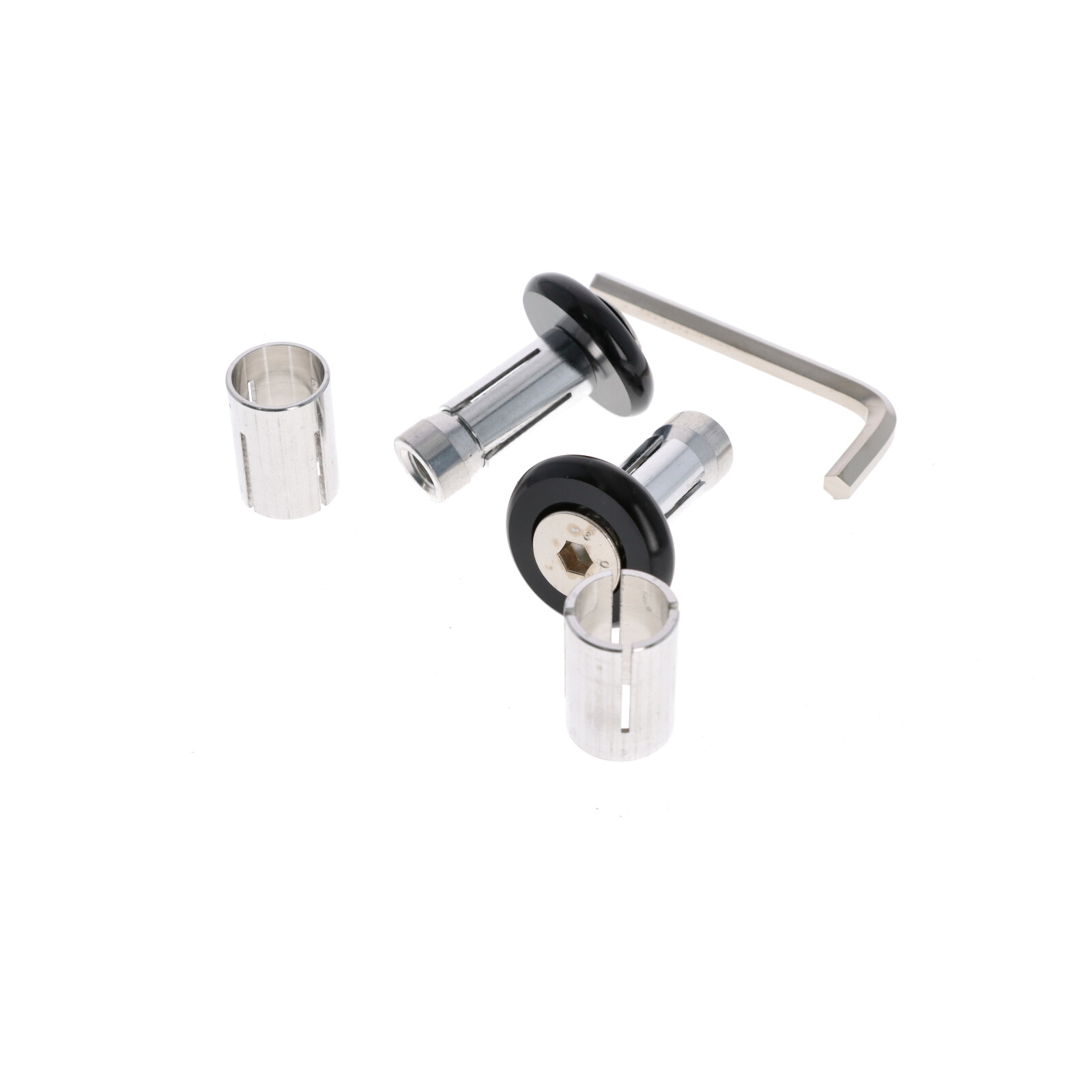 Motorrad Lenkerenden / Lenkergewichte 64g schwarz für Lenker 13-19 mm Durchmesser