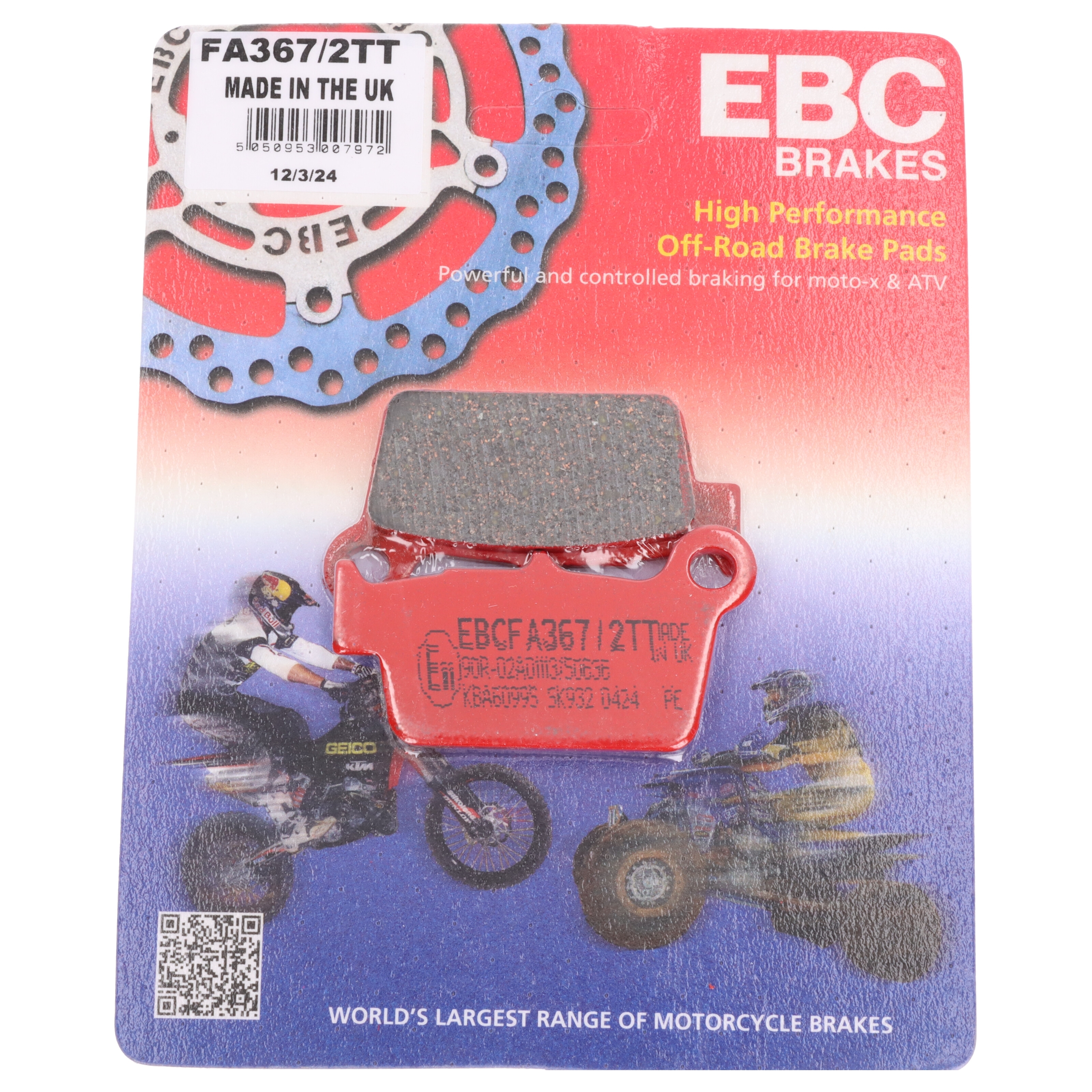 EBC Bremsbeläge FA367/2TT für Beta Alp 4.0 350 200 125 RR 50 400 450 525 520 etc