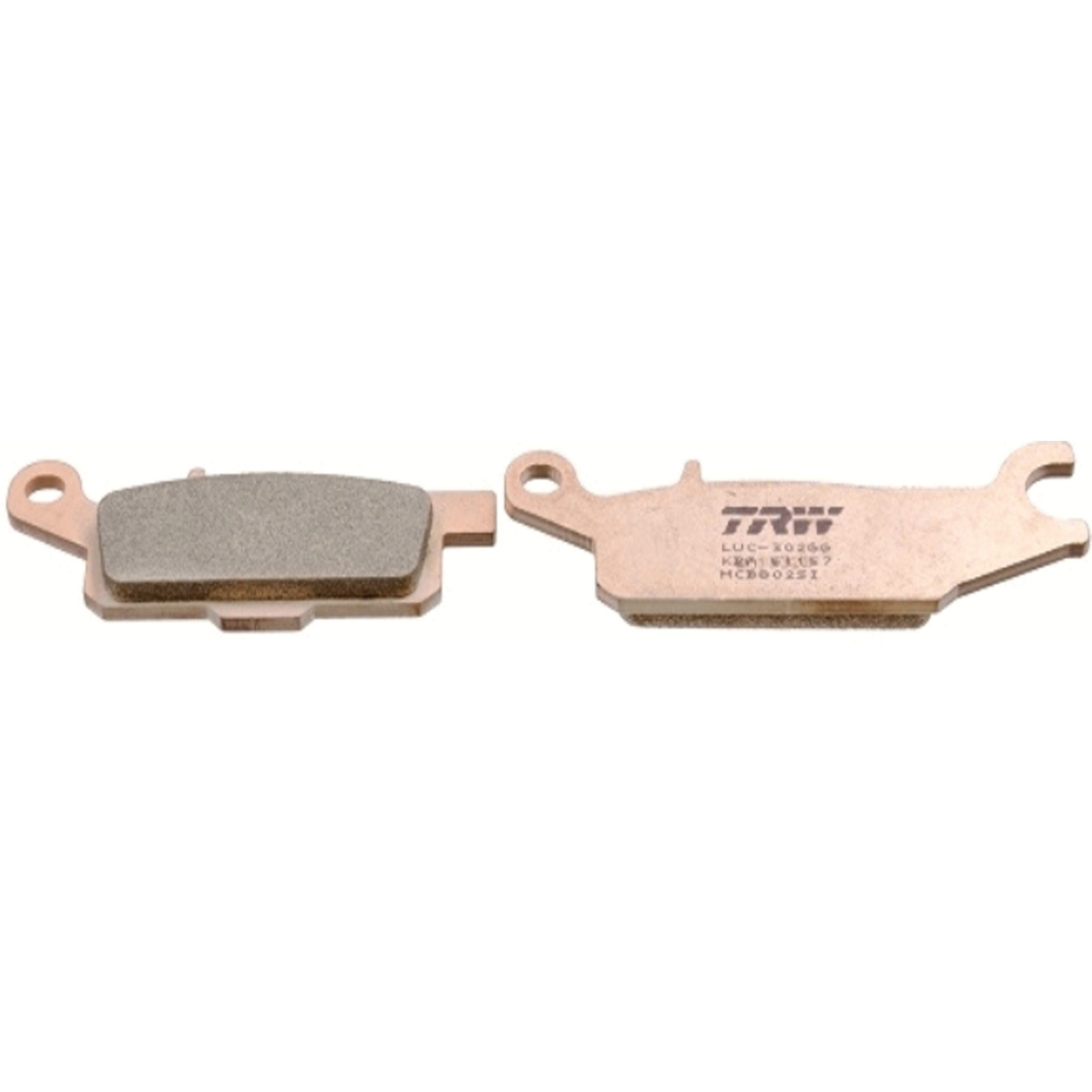 TRW MCB802SI Sintermetall Bremsbeläge vorne rechts für Yamaha YFM700 Kodiak YFM250 R YFM550 Grizzly
