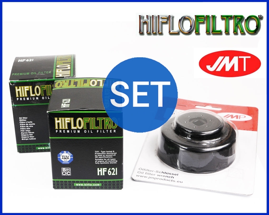 Set 2x Ölfilter + 1x Ölfilterschlüssel