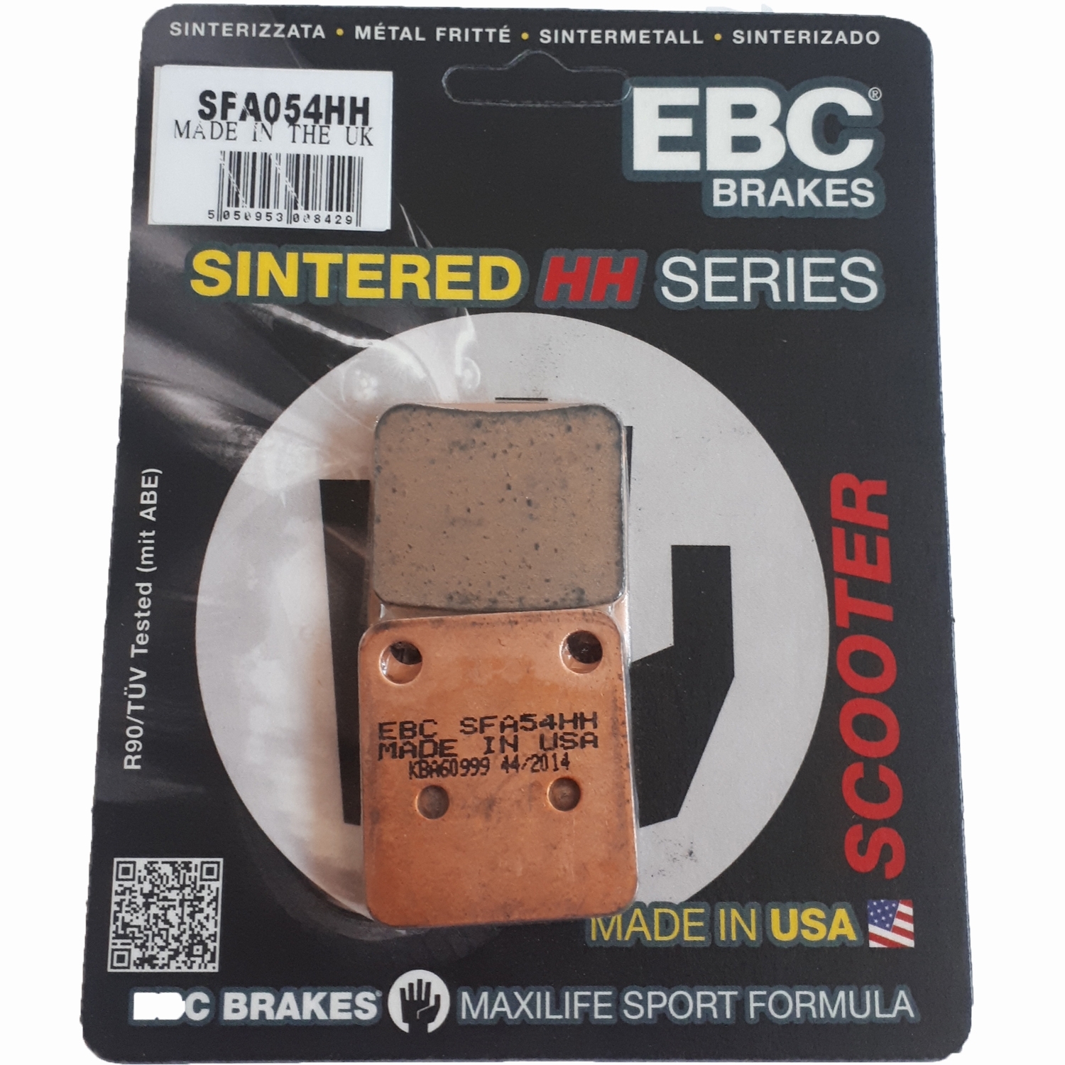 Bremsbeläge SFA054HH für Peugeot Vivacity 2T 4T 50 Daelim NS SL S1 S2 SN Otello