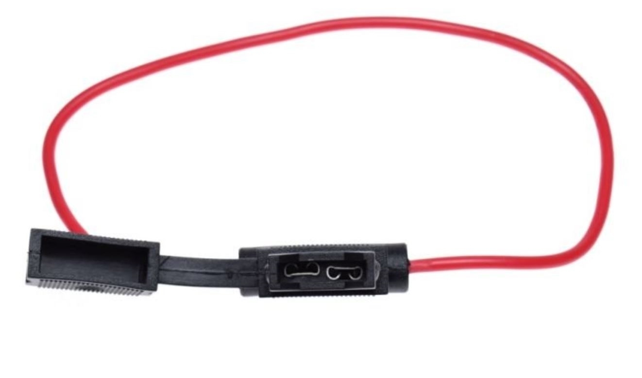5x KFZ-Sicherungshalter wasserdicht für Flachsicherungen 19mm 1,5mm² max. 40A