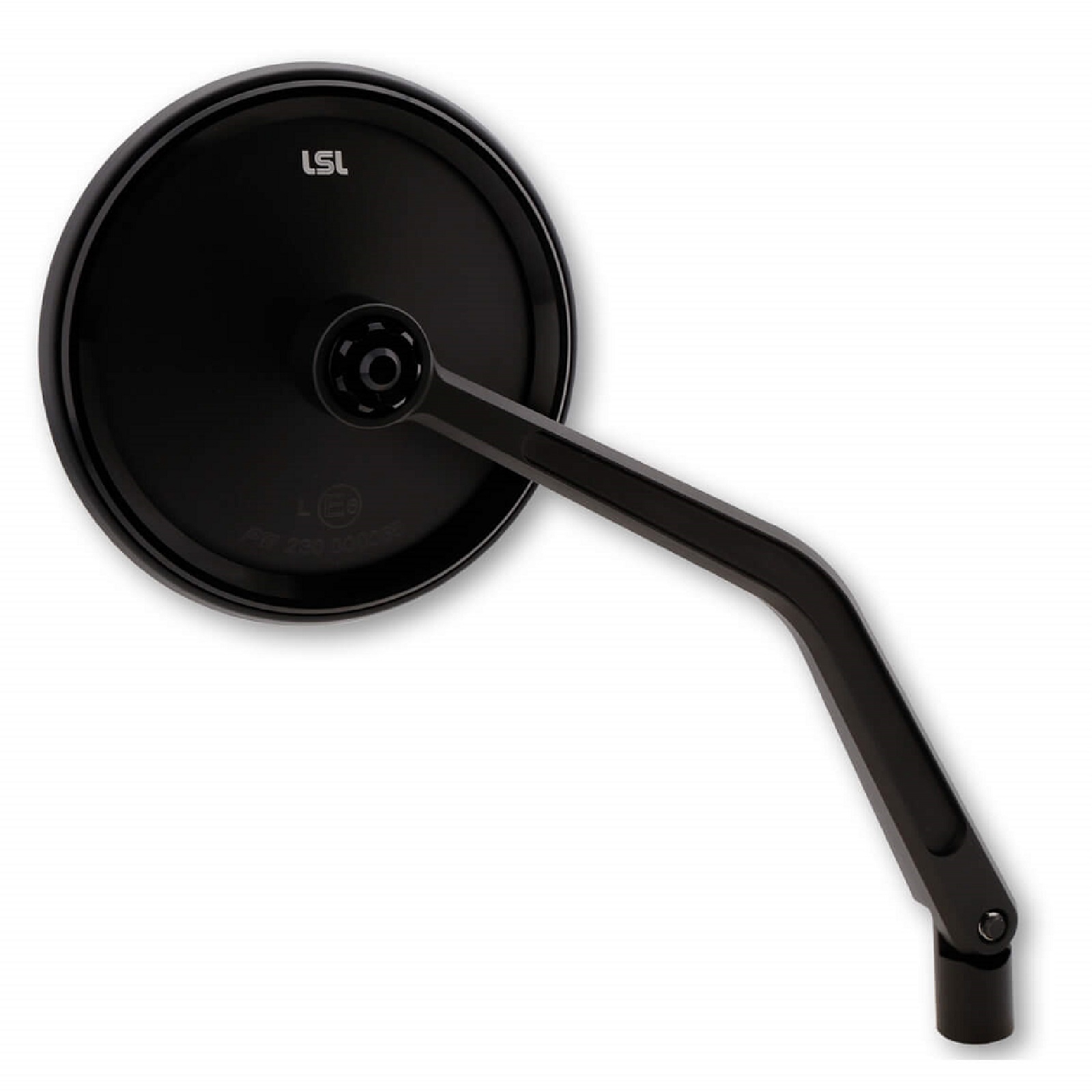 Spiegelpaar passt für viele Fahrzeuge aus Aluminium in schwarz mit M10 Gewinde Beidseitig montierbar