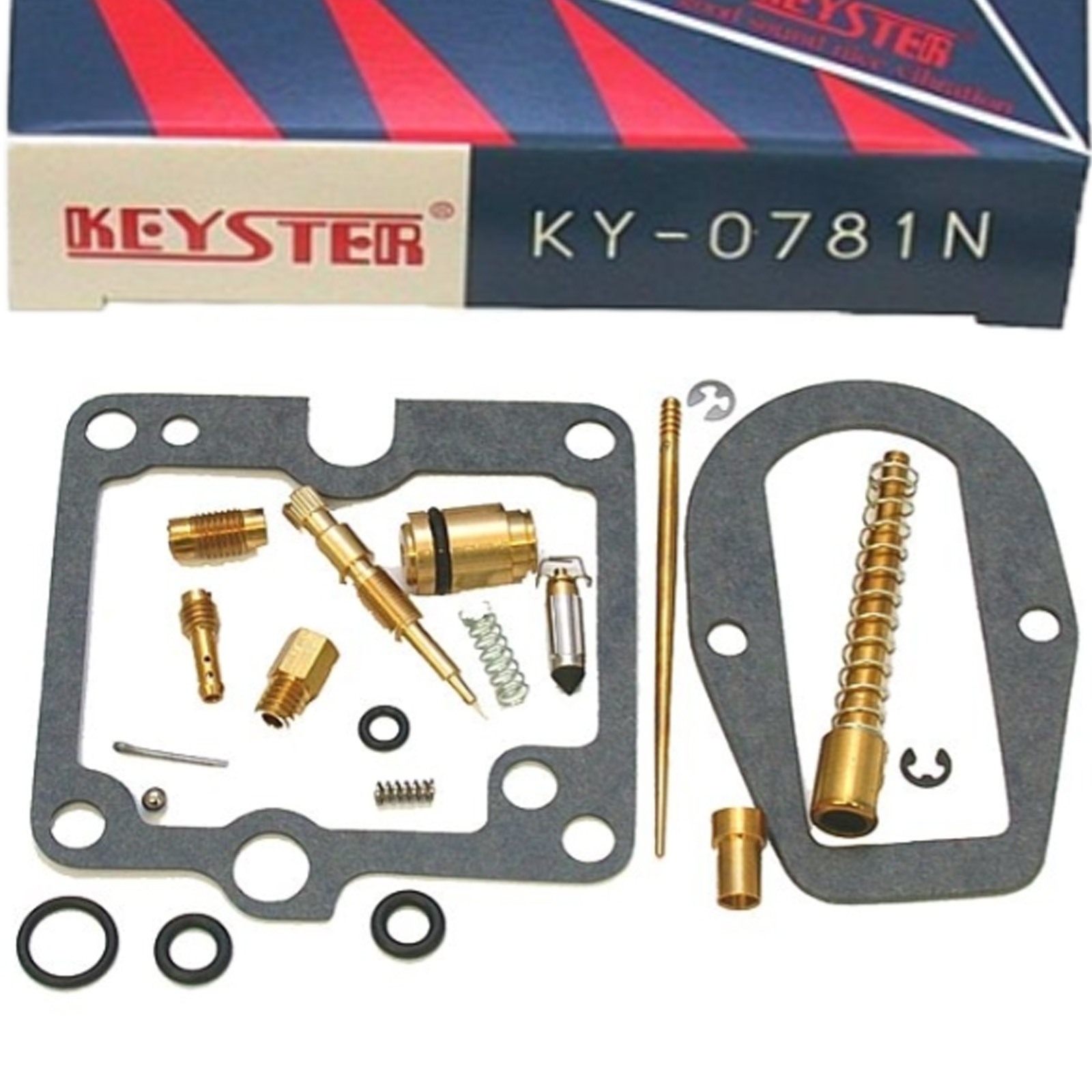 Keyster KY-0781N Vergaser Reparatursatz für Yamaha SR500 SP 1984 - 1990 1RU 48U 3EB1