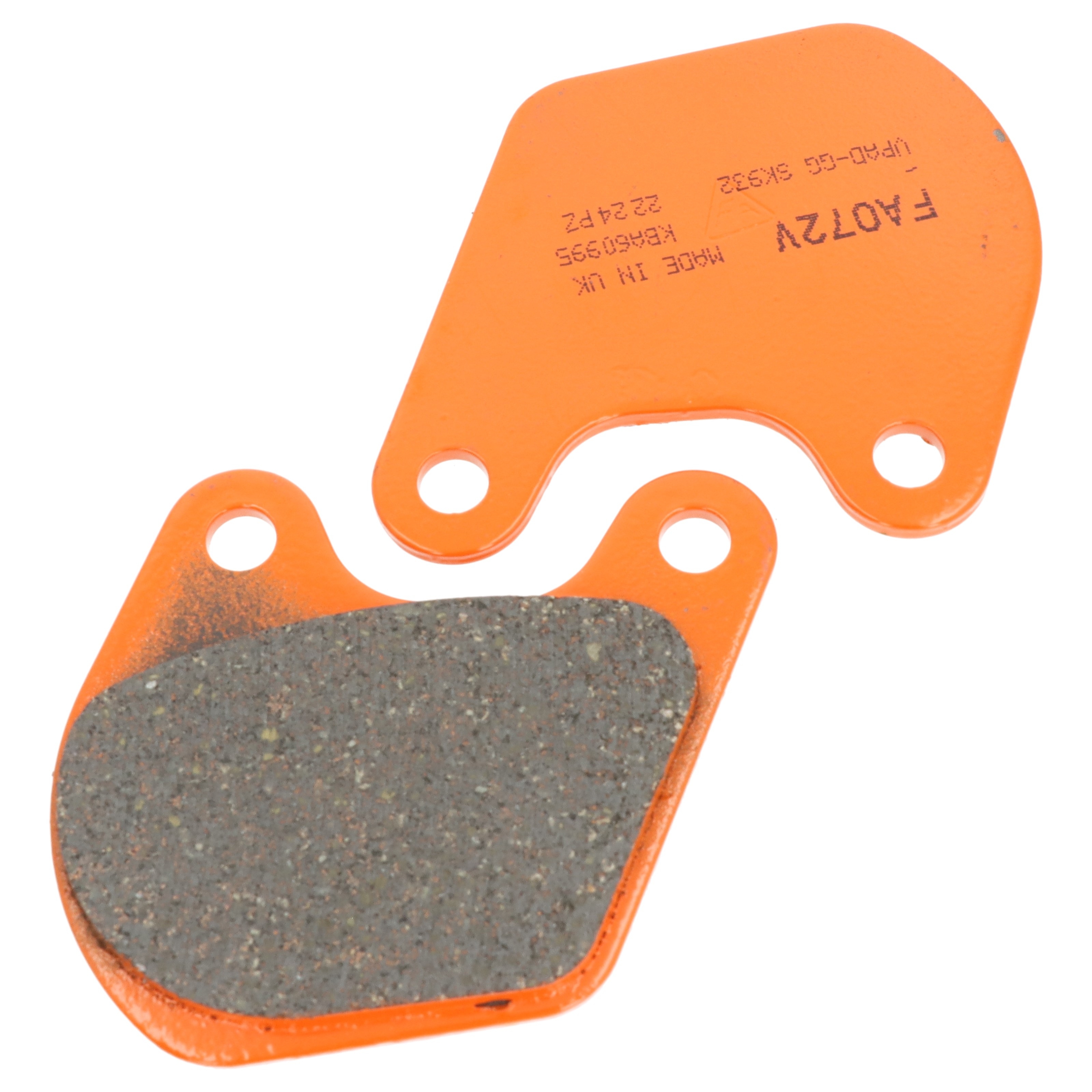 EBC Bremsbelag für Motorräder FA072V Semisintermetall
