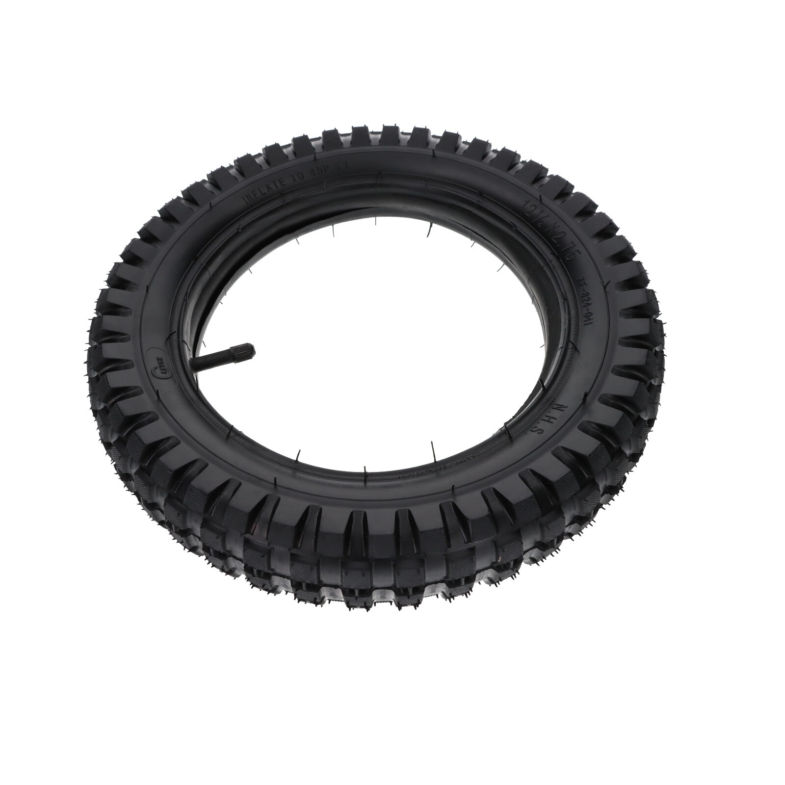 2x Crossreifen mit Schlauch 12.5x2.75 Reifen für Motocross Minicross Dirt Bike