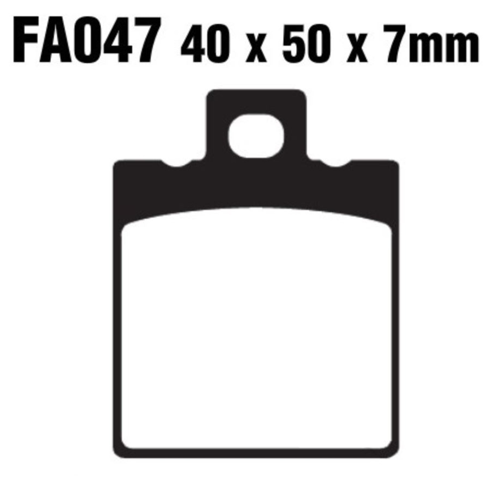 EBC Bremsbeläge FA047HH für Cagiva Mito 125 MK2 7 Gang 8P