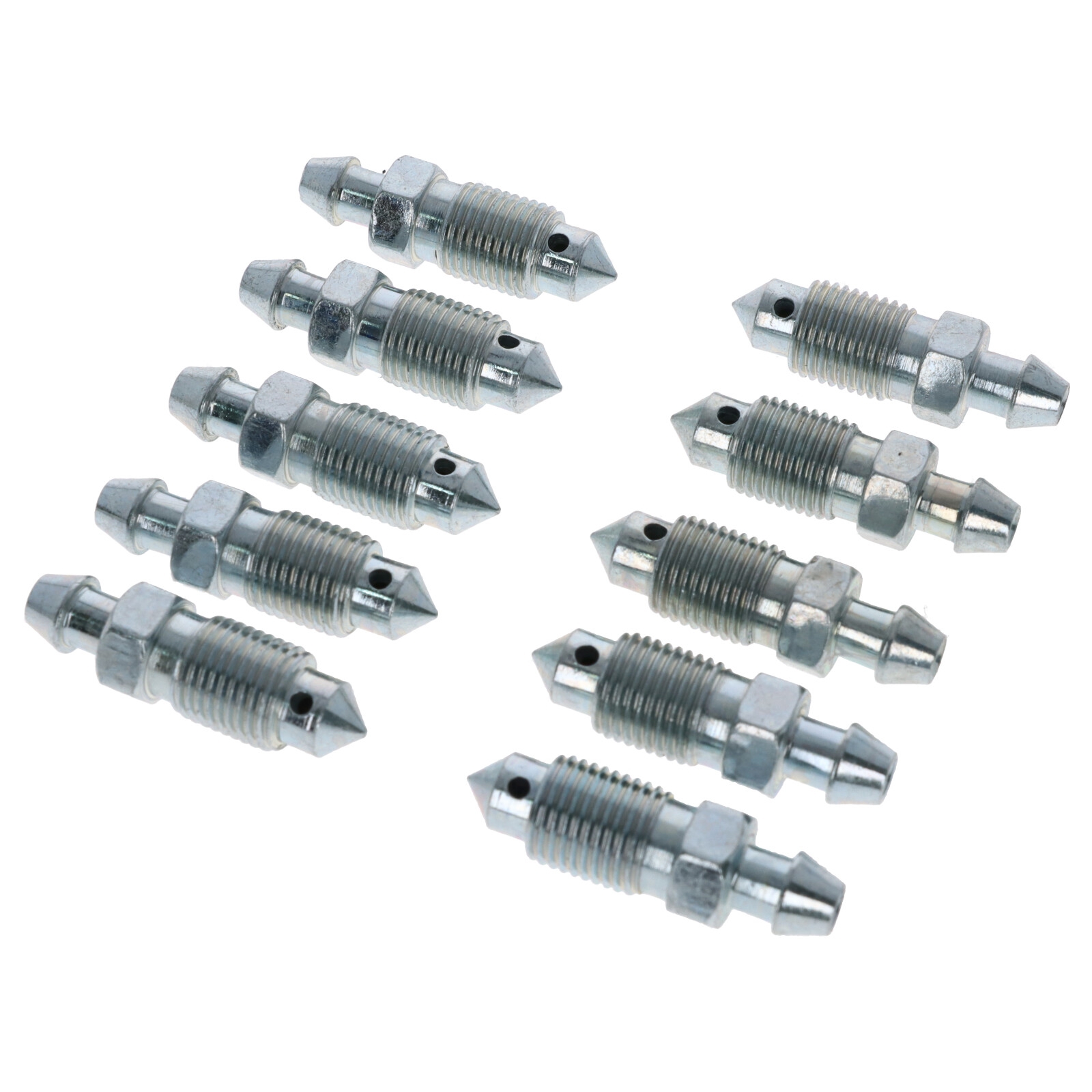 10x Quick Brake 0017-10 Bremsen Entlüfterschraube Entlüftungsventile M10x1x34 mm SW10