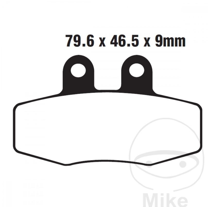 EBC Bremsen Set hinten links 1x MD6371D + 1x FA132R Sintermetall