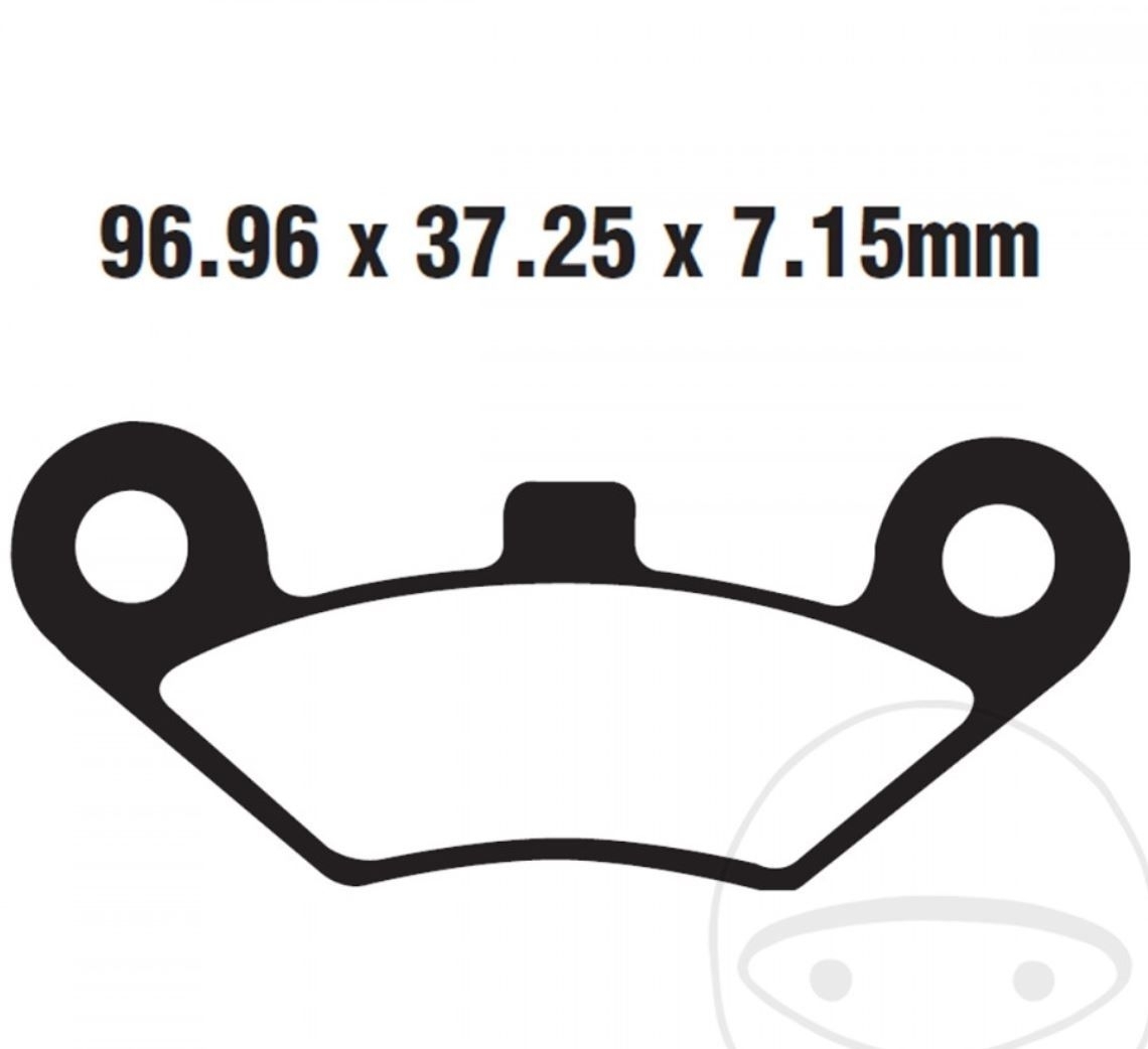 EBC Bremsbeläge FA453TT für Goes CFMOTO G CF Everest Terralander Cforce