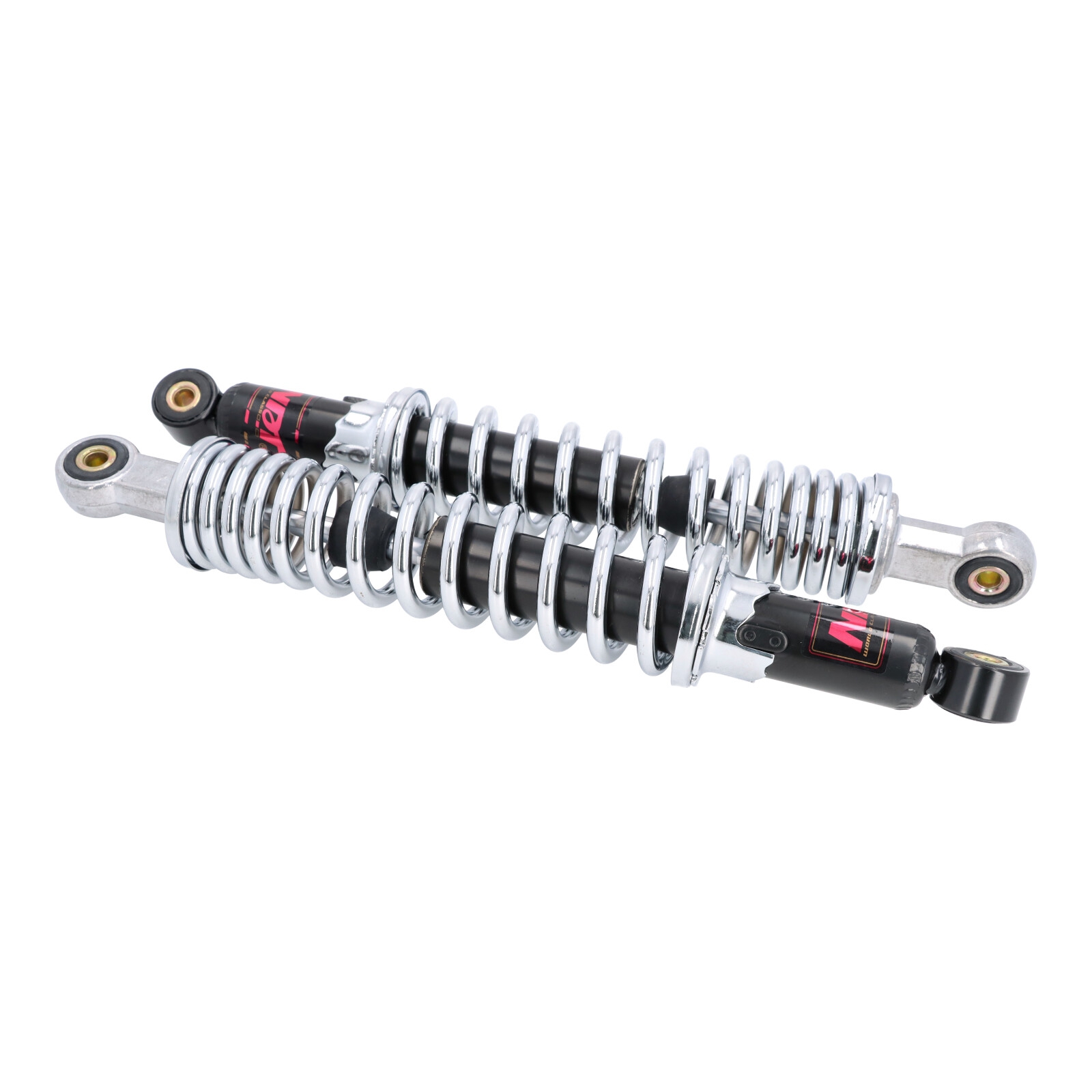 Tuning Federbeine Stoßdämpfer hinten für Simson S50 S51 S83 SR50 Enduro 335mm chrom