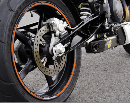 Felgenrandaufkleber orange GP-Style 16 & 17 Zoll Felgen Paaschburg & Wunderlich