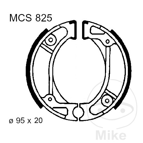 TRW MCS825 Bremsbacken vorne für Honda CR CRF NSS Forza SA Vision XR Kymco ATU SYM DD