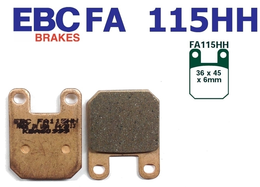 Bremsbeläge für Aprilia RS RX SX Beta Derbi Peugeot Rieju Yamaha Sintermetall